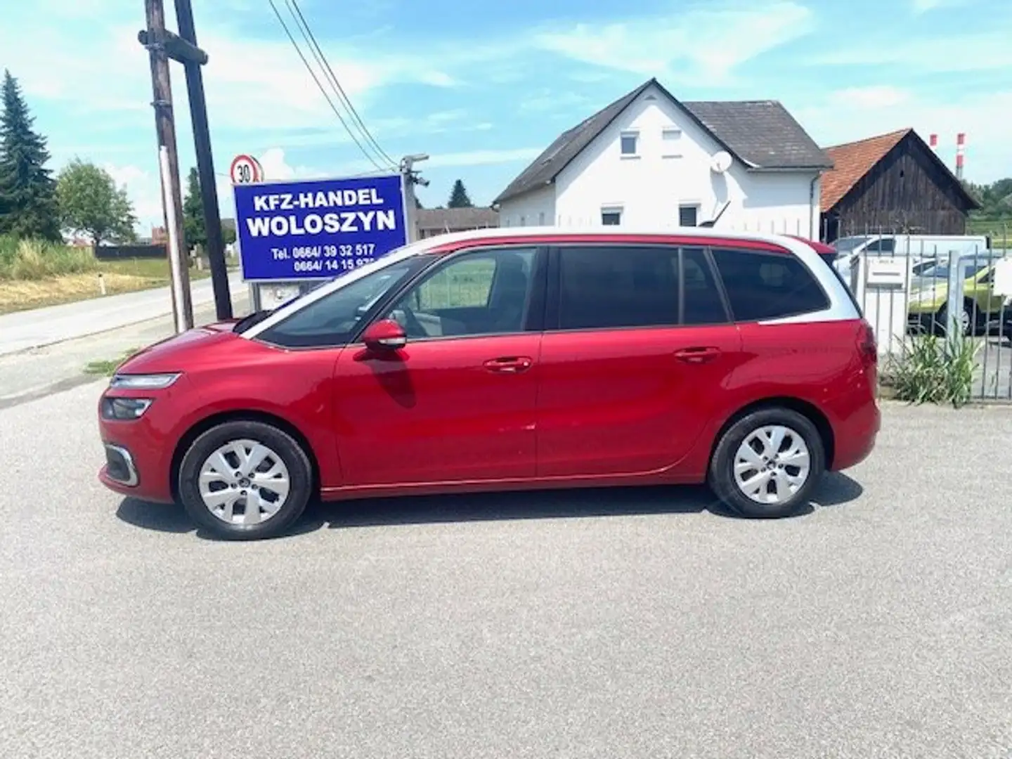 Citroen Grand C4 Picasso PureTech 130 S NAVI KAMERA /7SITZER NEUES PICKERL Rood - 2