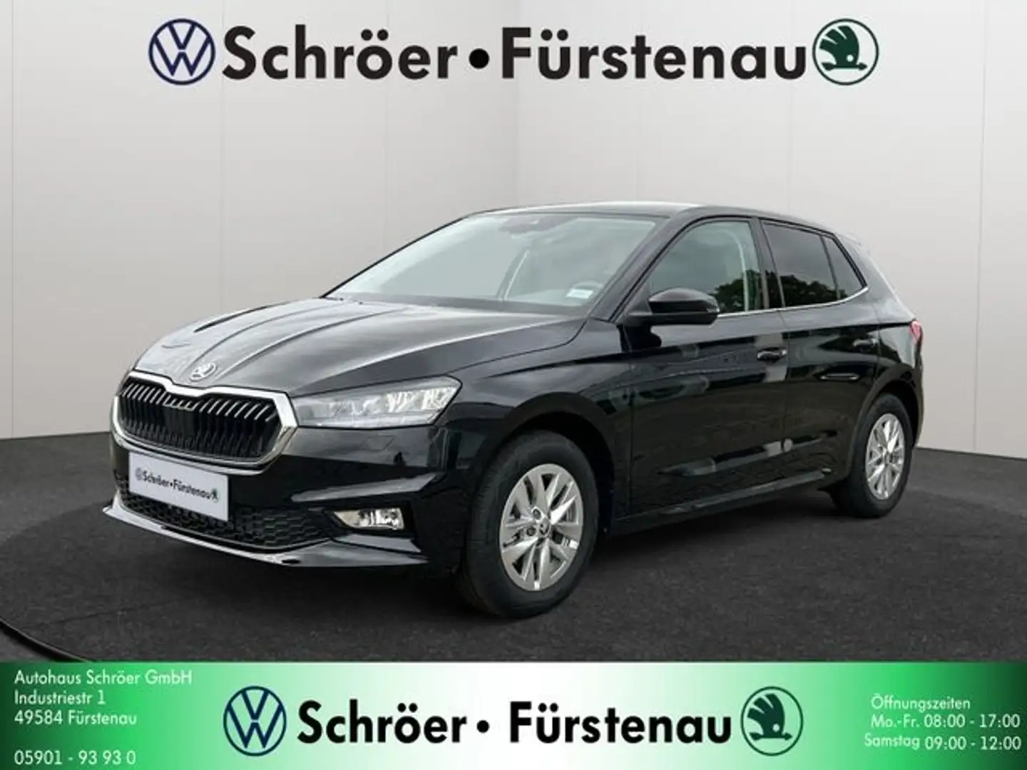 Skoda Fabia 1.0 TSI DSG X-tra (LED, ACC, Apple CarPlay) Schwarz - 1
