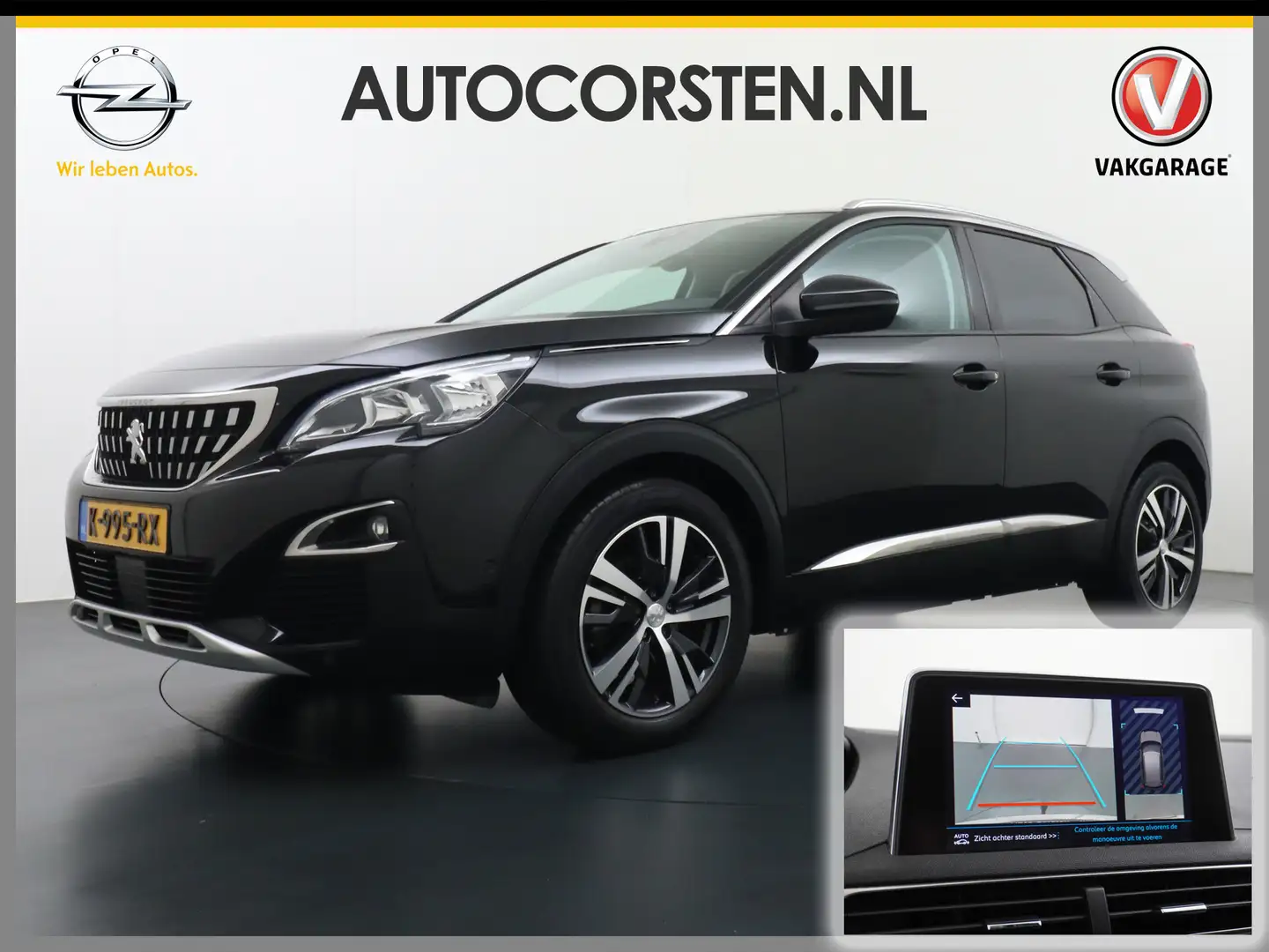 Peugeot 3008 T131PK GT Line 360°Camera Trekhaak Apple Carplay A Schwarz - 1