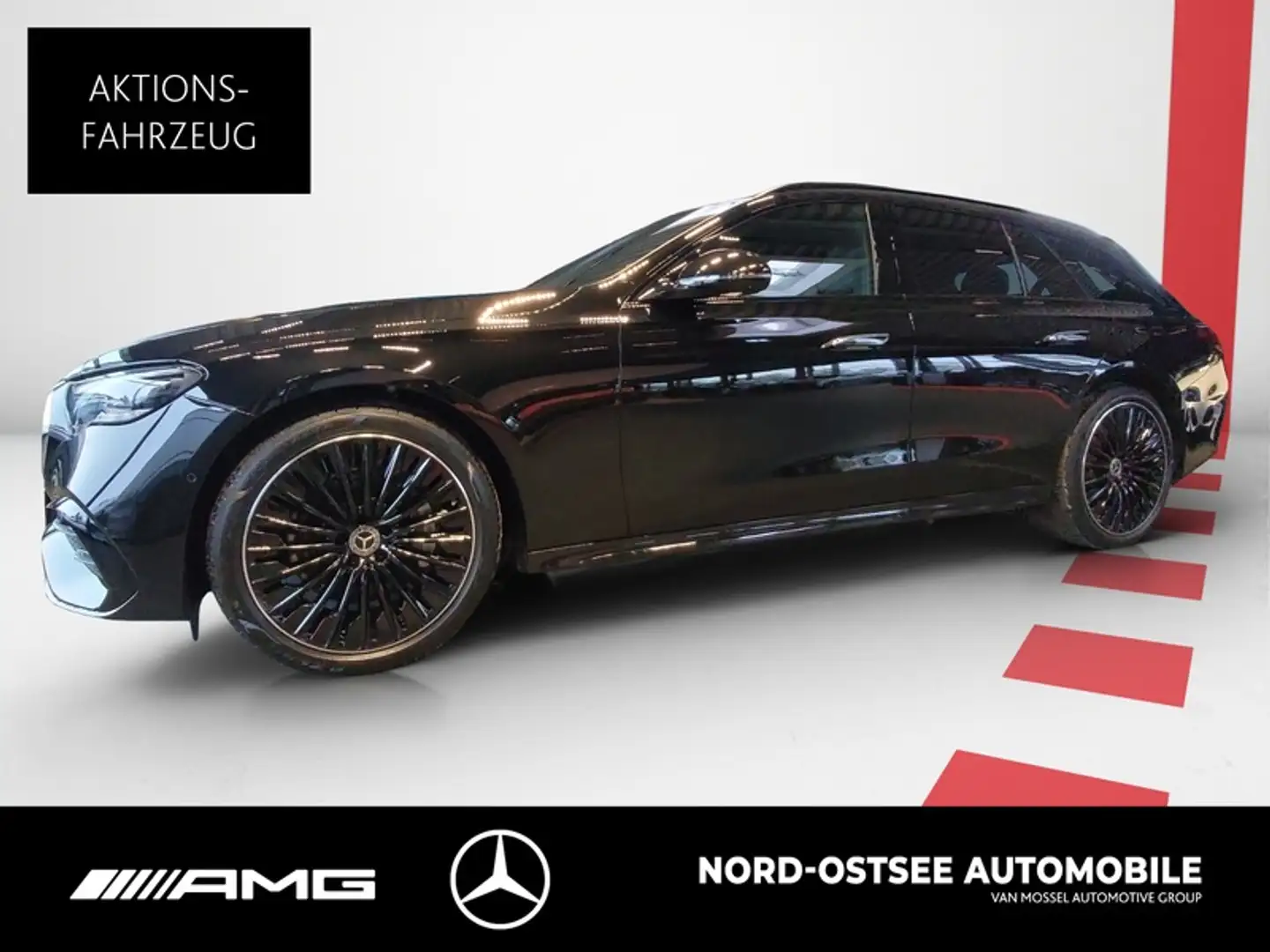 Mercedes-Benz E 450 d 4m T  AMG NIGHT PANO AHK HUD SUPERSCREEN Schwarz - 1