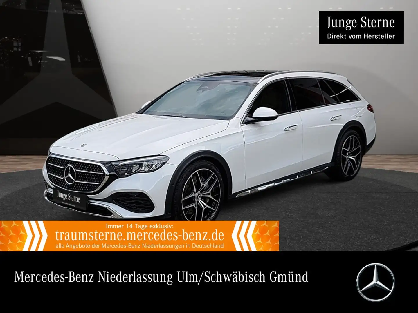 Mercedes-Benz E 300 de T 4M Hybrid Avantgarde Pano Distr. LED 9G Blanc - 1
