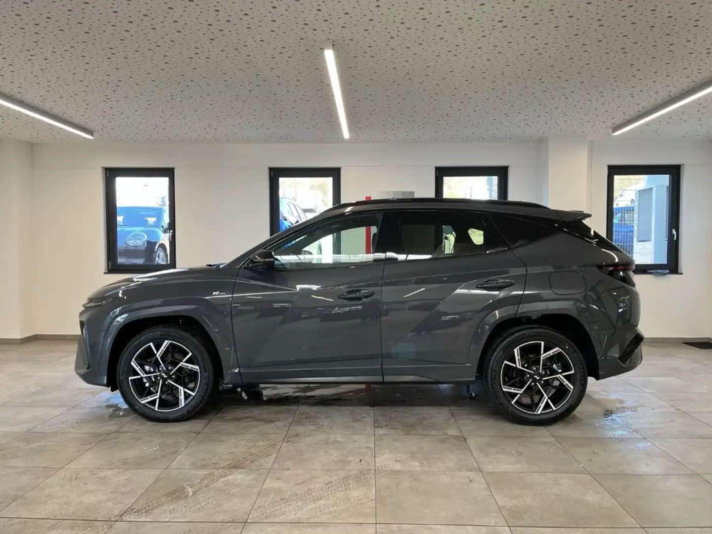 Hyundai TUCSON 1.6 T-GDI MH N-Line 4WD Krell eHeckkl Pano Grau - 2