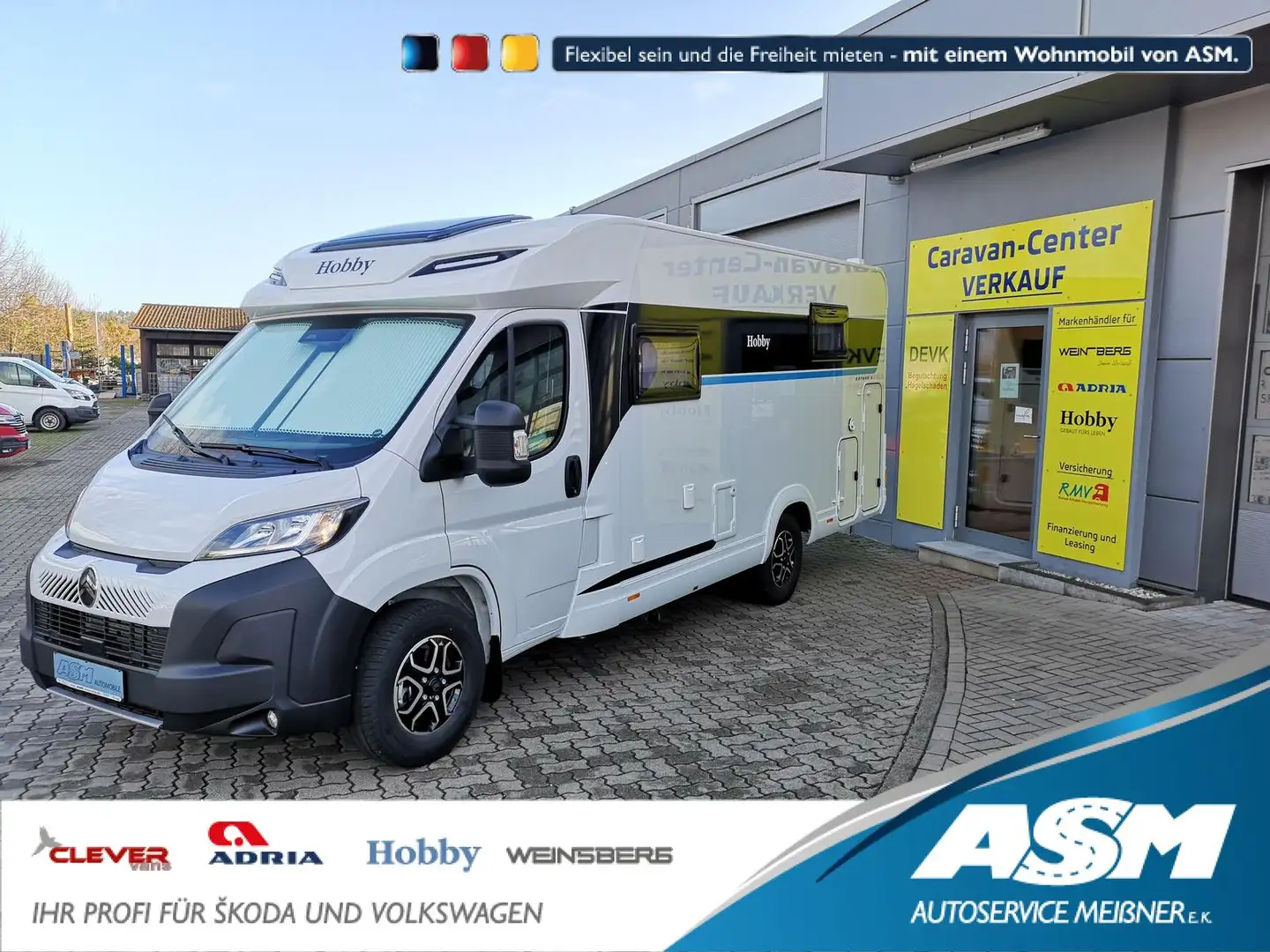 Hobby Ontour C 700 GQ 103 kW*CAMPERNET*LITHIUM*SOFORT* Weiß - 1