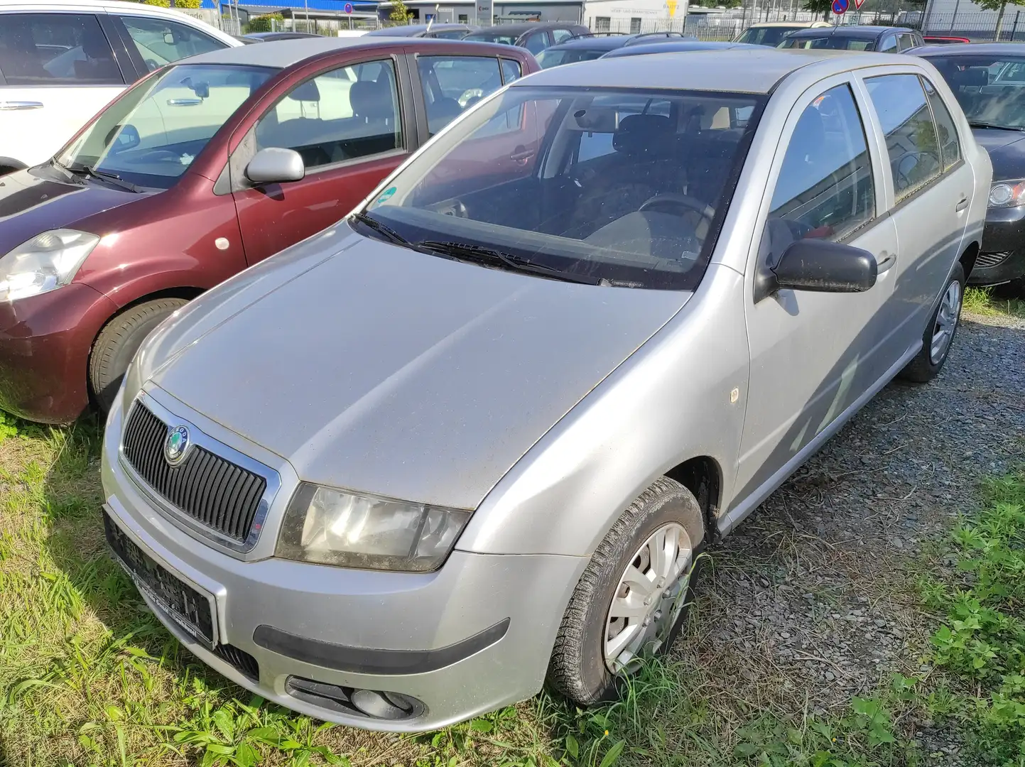 Skoda Fabia 1.2 HTP KLIMAANLAGE ALLWETTER SERVO ABS EURO4 FUNK Silber - 1