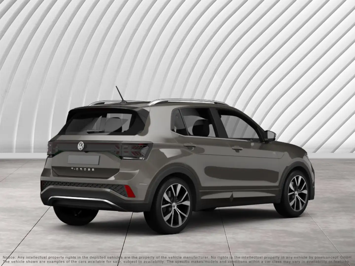 Volkswagen T-Cross 1.0 TSI 85 kW R-Line Grau - 2