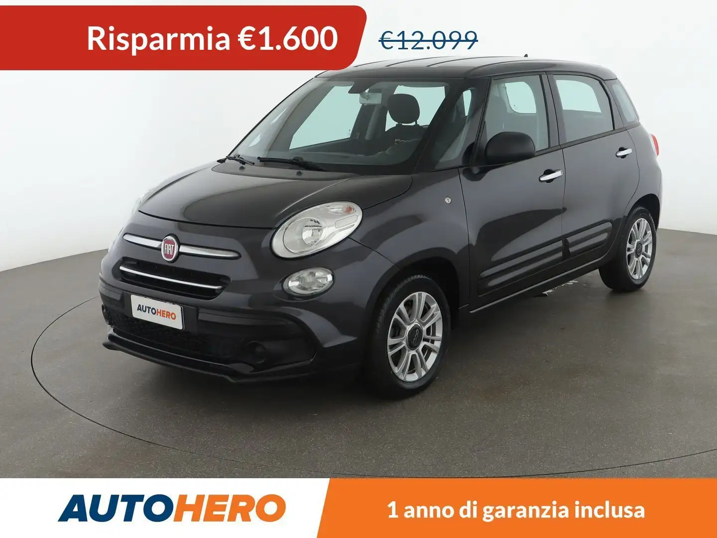 Fiat 500L 1.3 M-Jet Urban 95 CV Gris - 1
