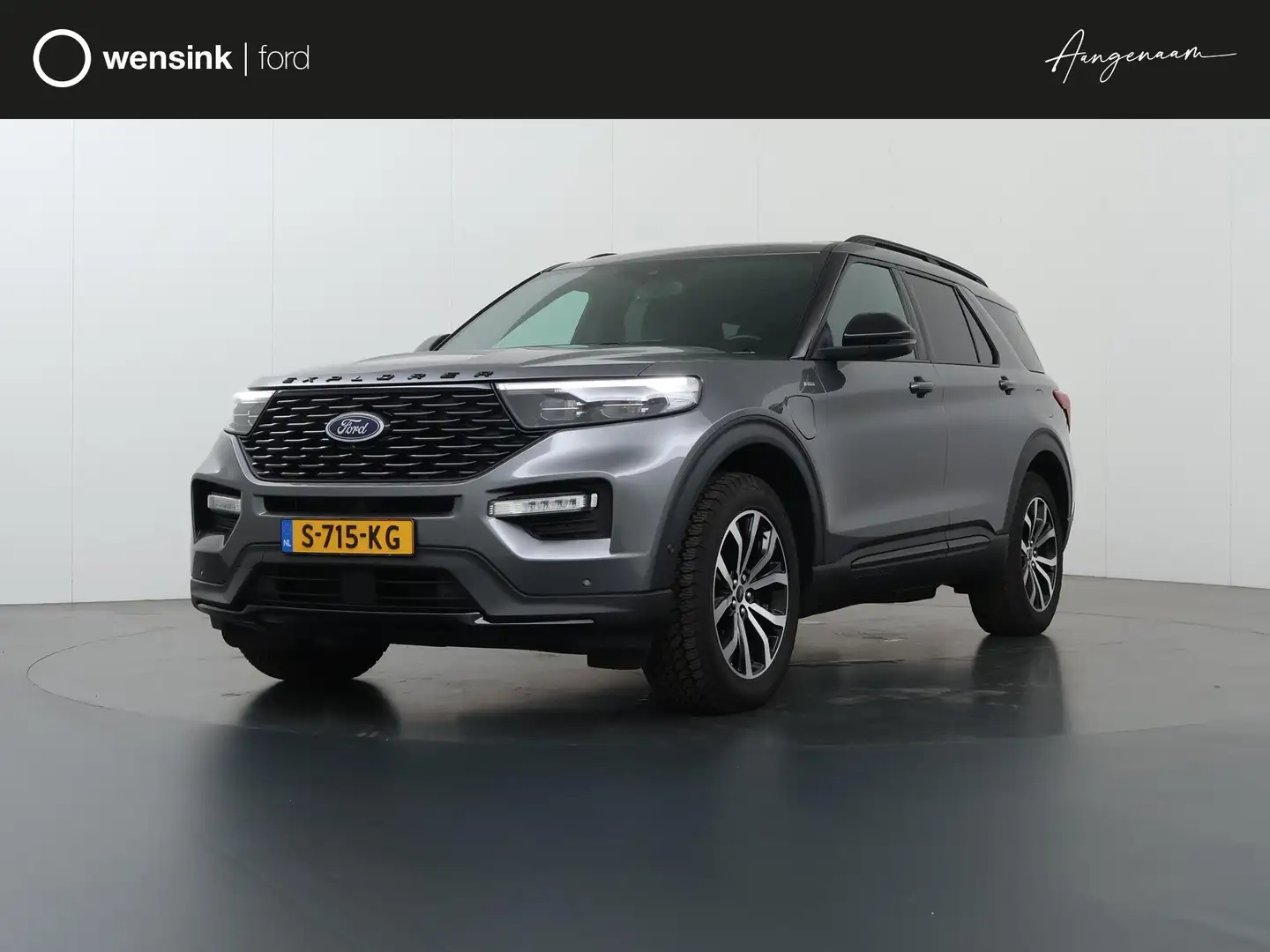 Ford Explorer 3.0 V6 EcoBoost PHEV ST-Line | 7-zits | Trekhaak | Grijs - 1