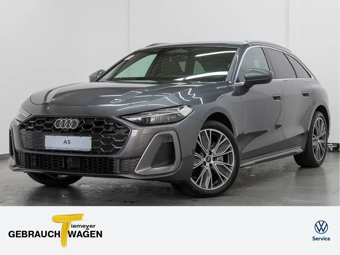Audi A5 2.0 TFSI S LINE LEDER NAVI LM19 Grau - 1