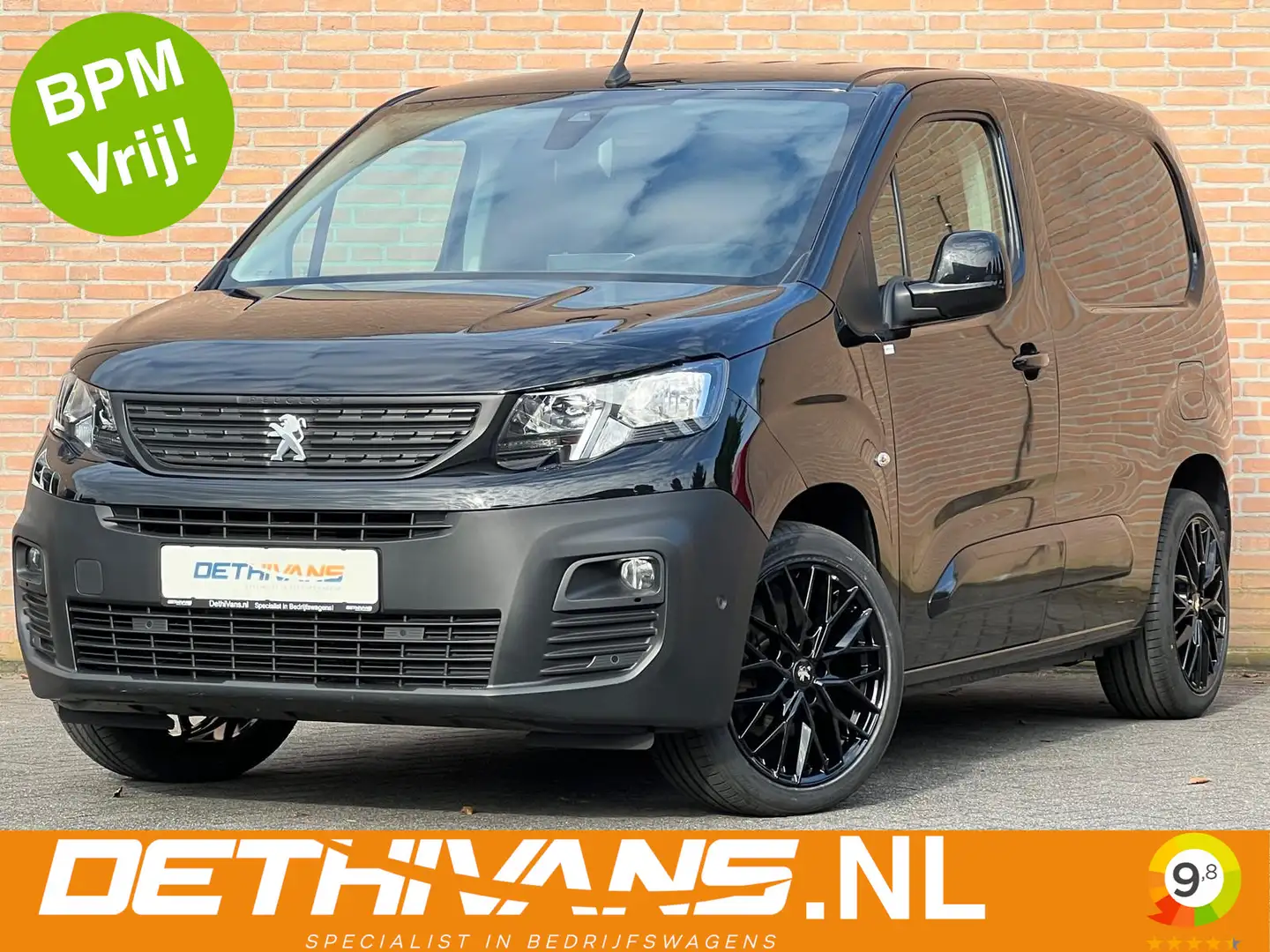 Peugeot Partner 1.5BlueHDI 131PK Automaat / Carplay / Euro6 Zwart - 1