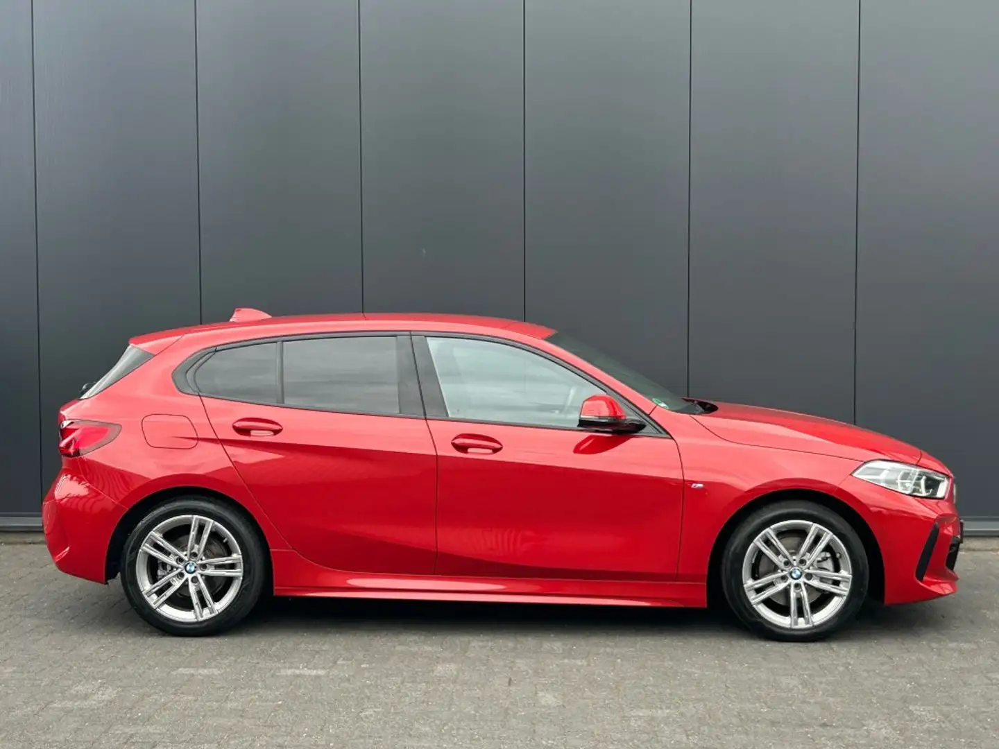 BMW 118 118i M Sport Shadow Leder HUD Live Cockpit ACC Cam Rosso - 2