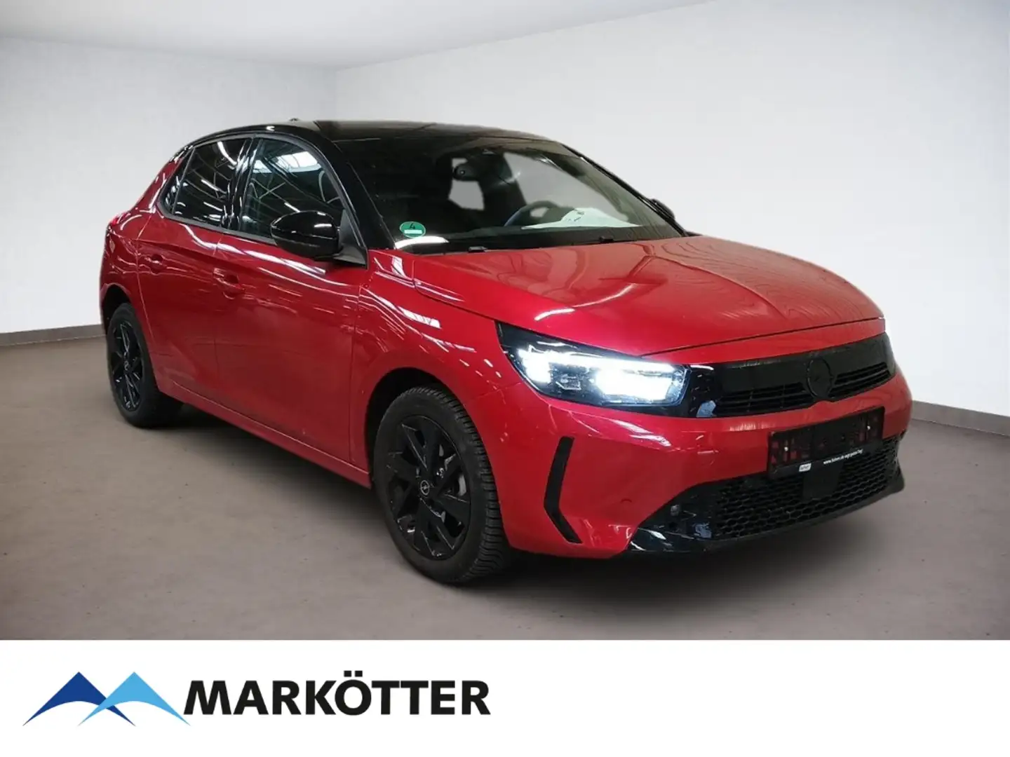 Opel Corsa F Basis1.2 Turbo Navi/360°CAM/SH/MatrixLED Rojo - 1
