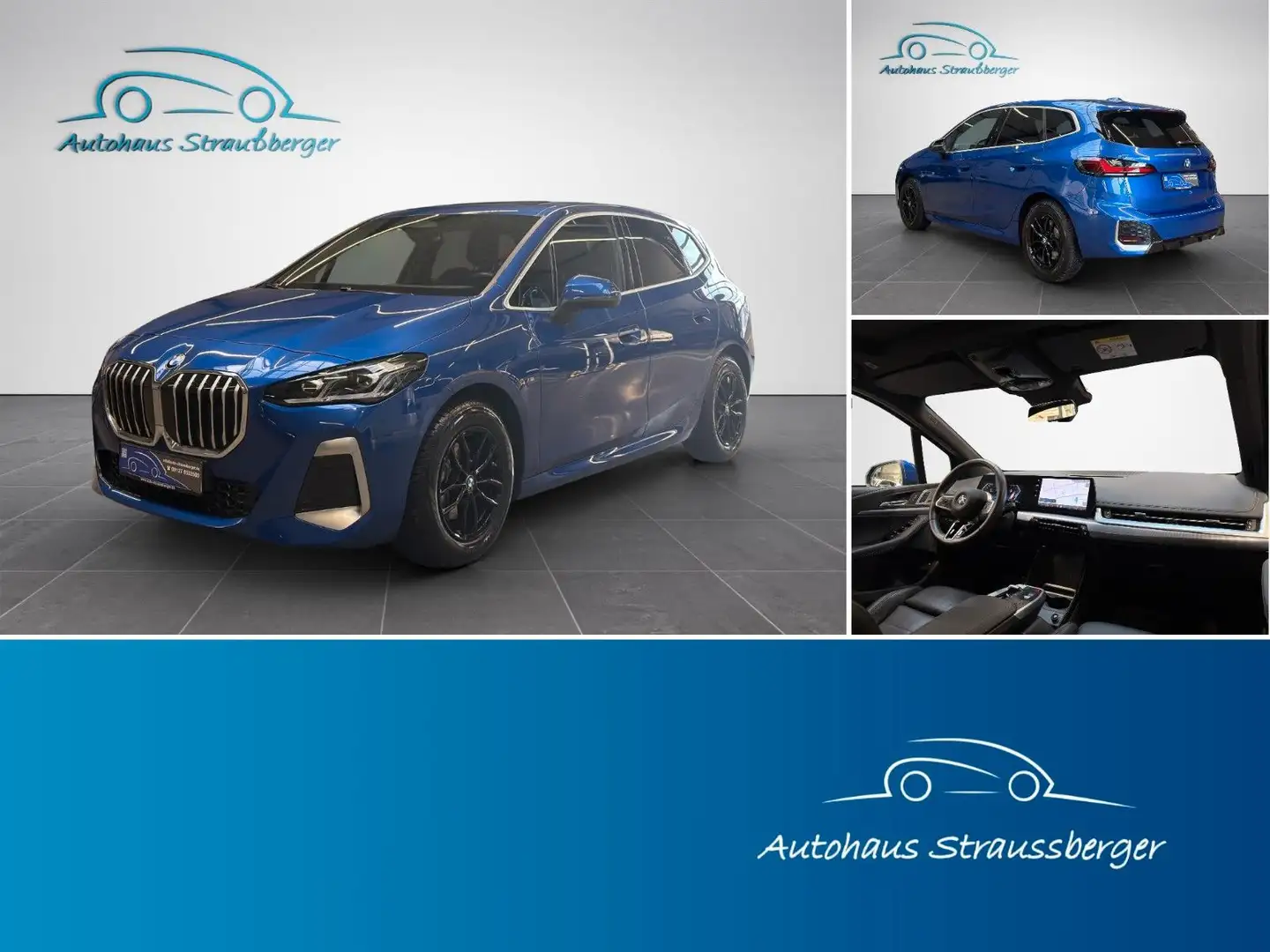 BMW 218 M Sport ACC PANO H/K AHK SHZ Blau - 1