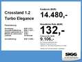 Opel Crossland 1.2 Turbo Elegance aus 1.Hand + Garantie + wenig K Blau - thumbnail 4