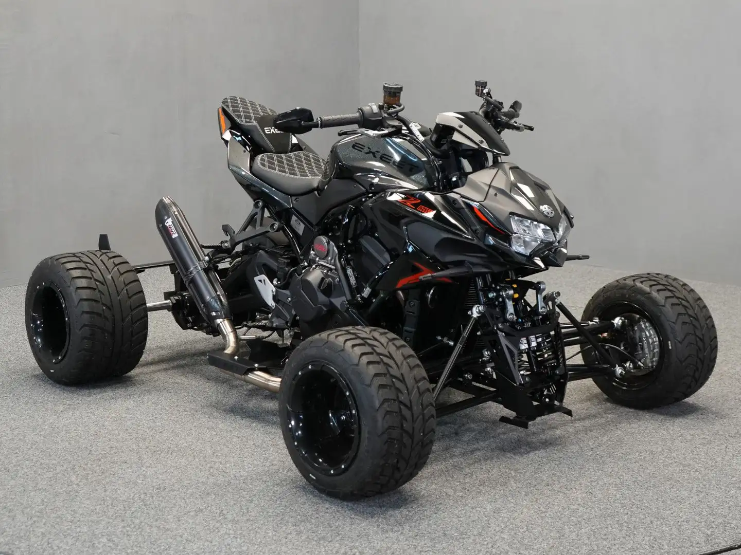Kawasaki Exeet H2 Blackbull Hyper Quad 200PS Kompressor Grün - 1