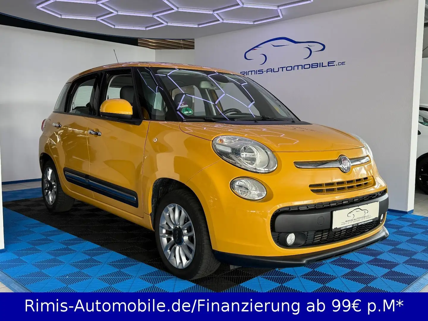 Fiat 500L Lounge Panorama Glasdach Navi+ Sitzheizung Jaune - 2