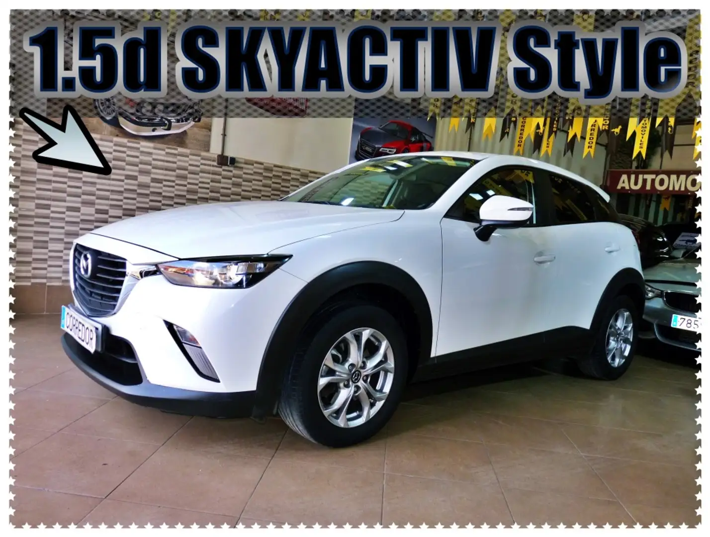 Mazda CX-3 1.5D Style Navegador 2WD Blanco - 1