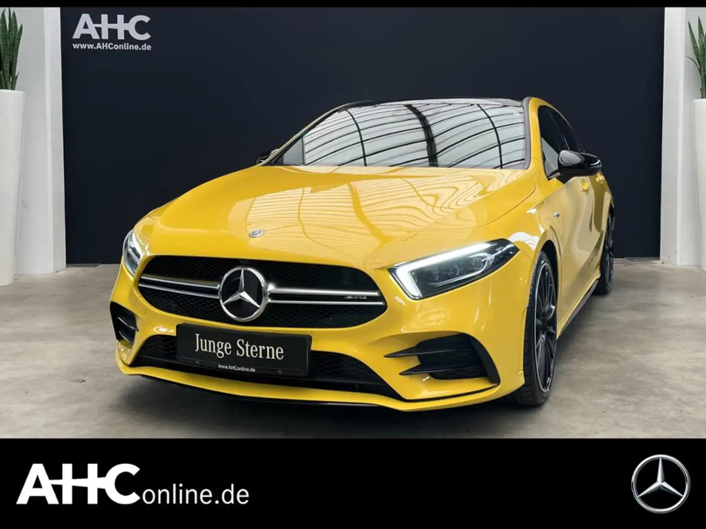 Mercedes-Benz A 35 AMG 4M Night+Pano+Kamera+Totwinkel+LED Żółty - 1