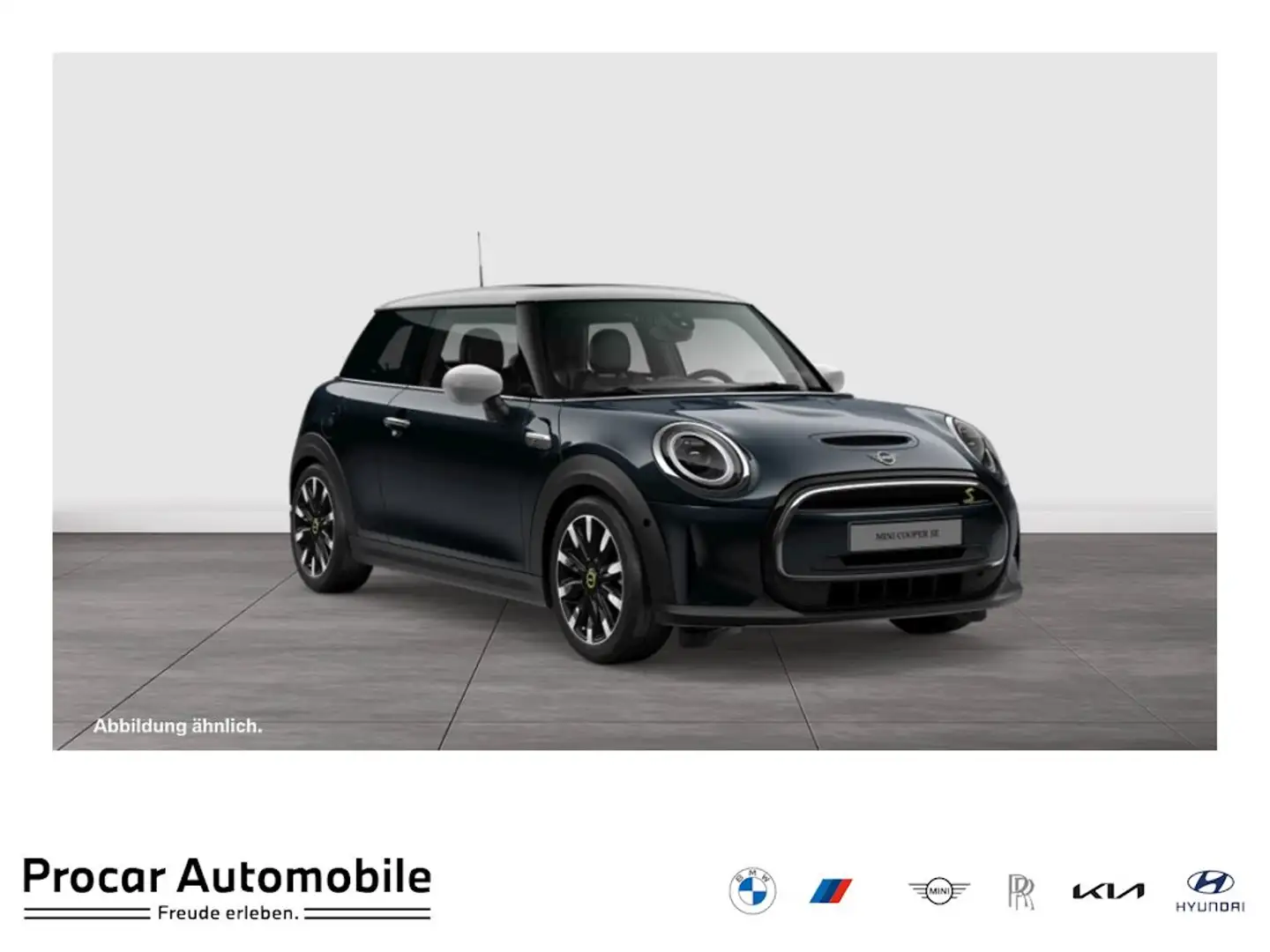 MINI Cooper SE 3-Türer HUD PANO RFK NAVI LED PDC V+H Modrá - 1