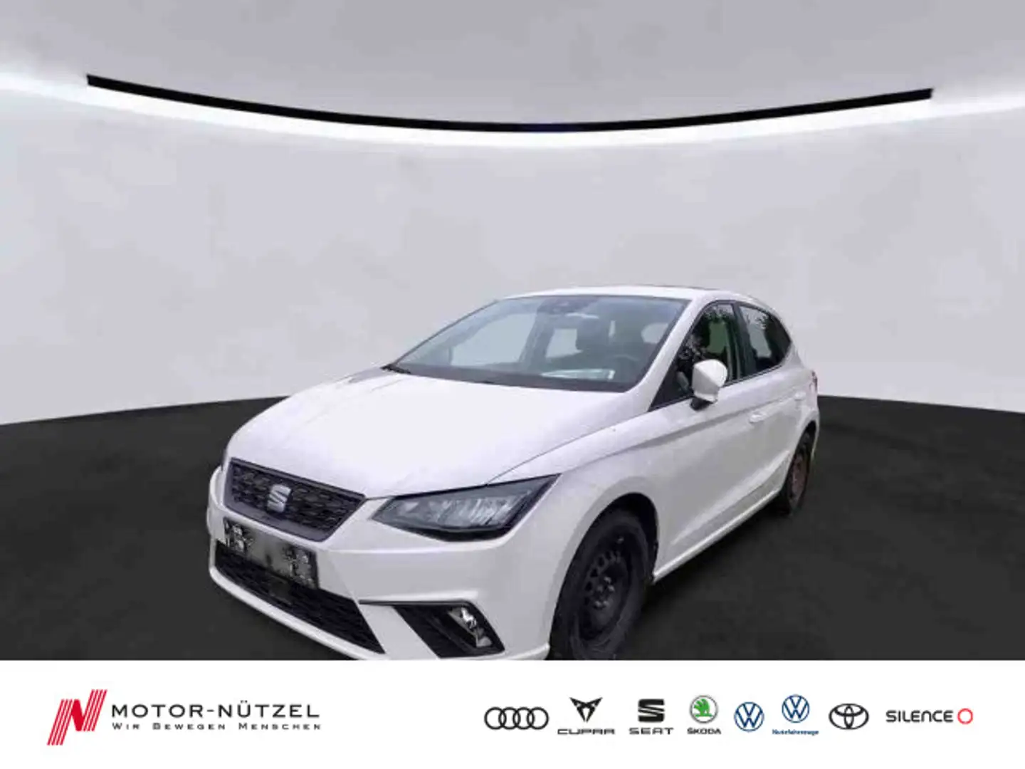 SEAT Ibiza 1.0 REFERENCE LED+SHZ+PDC+DAB+KLIMA+NSW+BT Weiß - 1