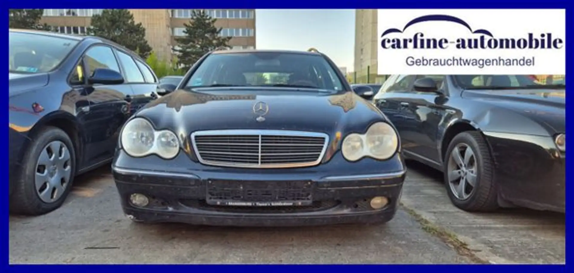 Mercedes-Benz C 220 T CDI Aut Navi Xenon Alu PDC HU:03-26 Noir - 1