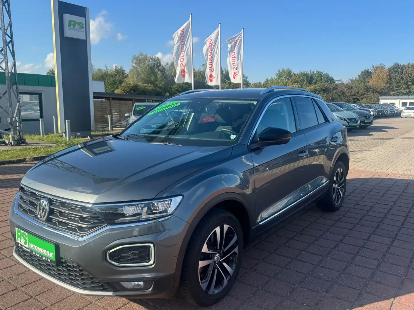 Volkswagen T-Roc 2.0TDI IQ.DRIVE 4Motion ACC Grau - 1