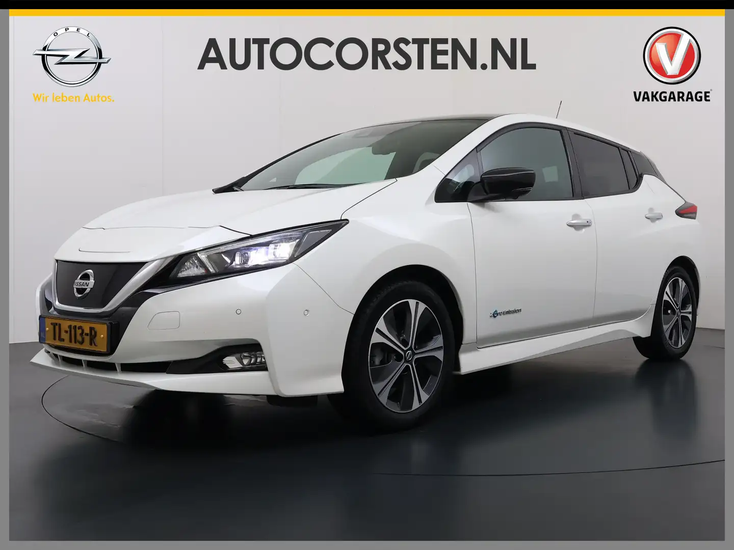 Nissan Leaf Tekna 40kWh Leer Bose®-Hifi Apple Carplay Android Weiß - 1