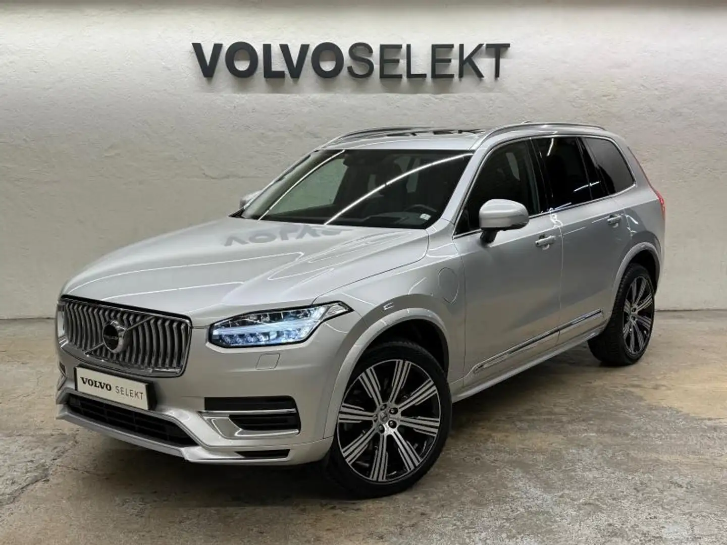 Volvo XC90 T8 AWD 303 + 87ch Inscription Luxe Geartronic Argent - 1