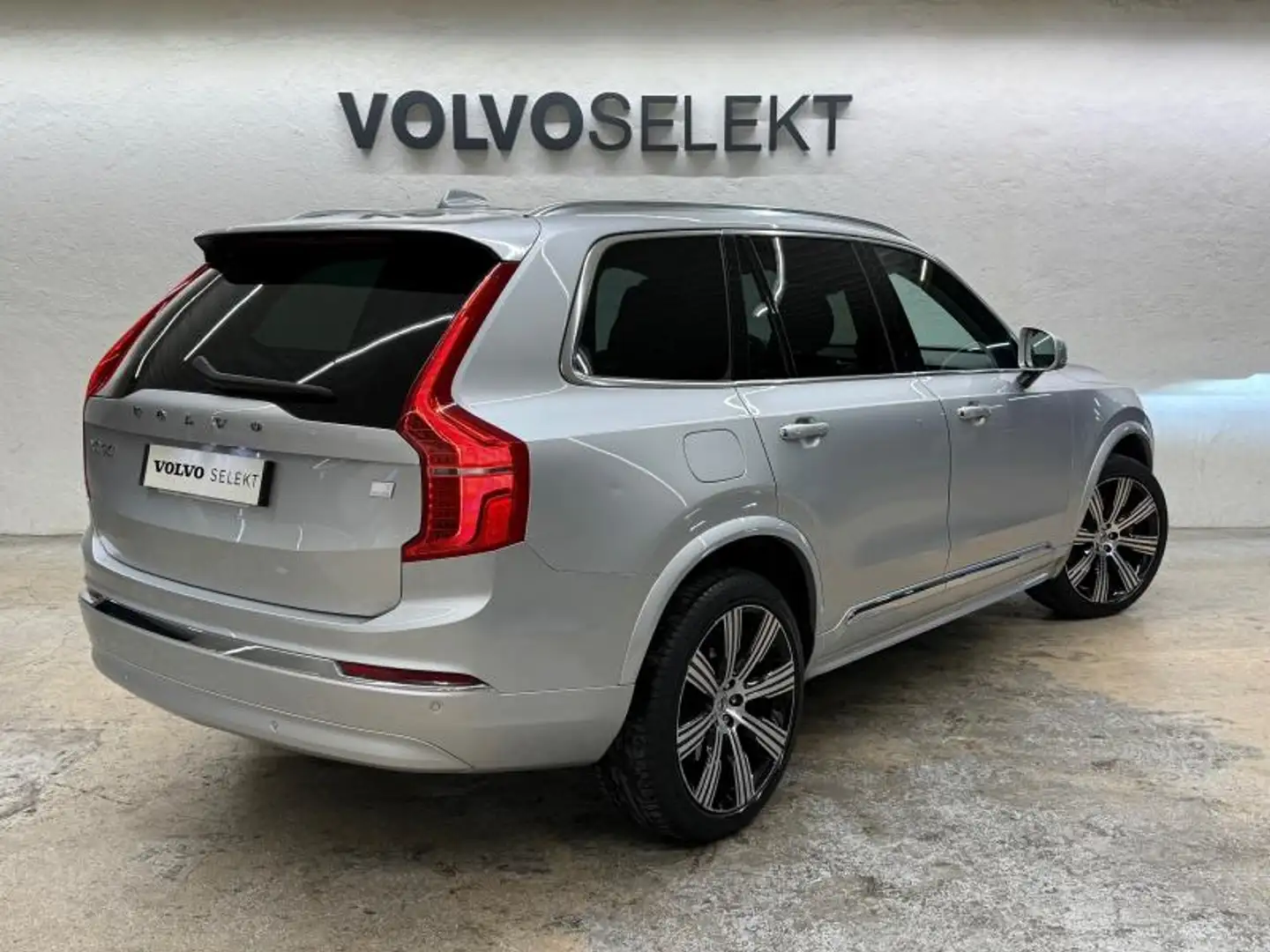 Volvo XC90 T8 AWD 303 + 87ch Inscription Luxe Geartronic Argent - 2
