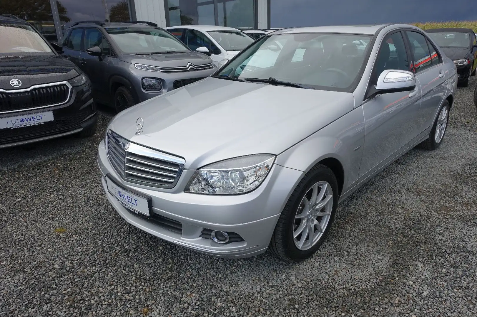 Mercedes-Benz C 200 1.8 K Aut.KLIMAAUT Insp.Neu TÜV 02.27 Silber - 2