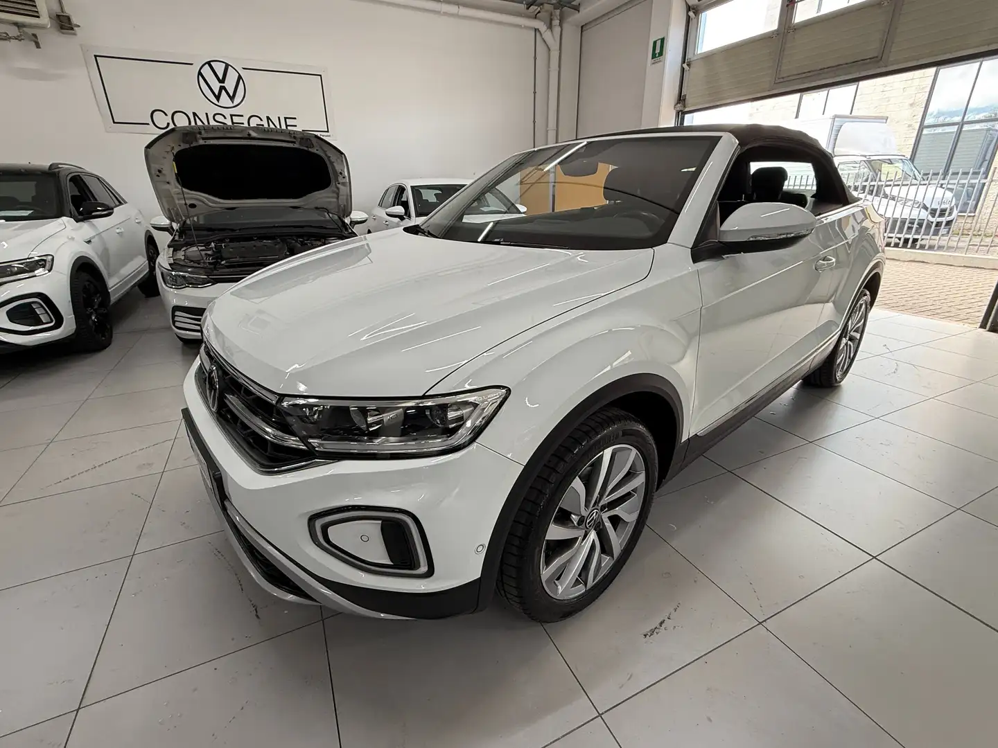 Volkswagen T-Roc T-Roc Cabriolet \ cabrio 1.0 tsi Style 110cv Bianco - 1