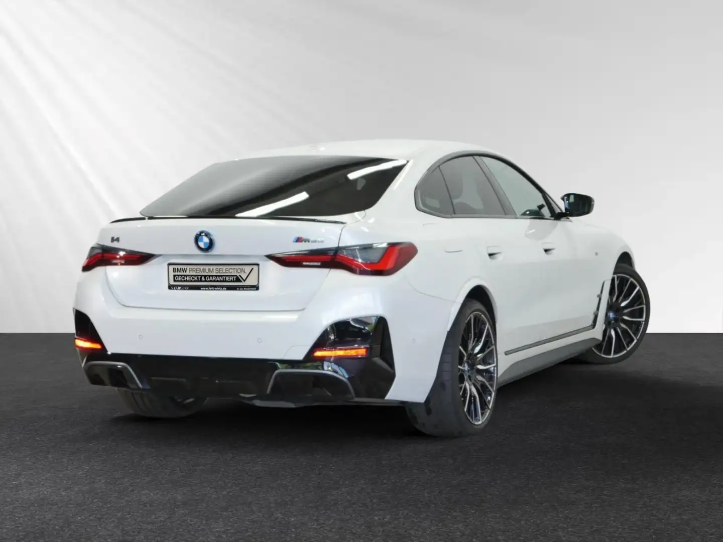 BMW i4 M50 Gran Coupé Lr. 466,- br. o.Anz. 27Mon/5`Km p.A Weiß - 2
