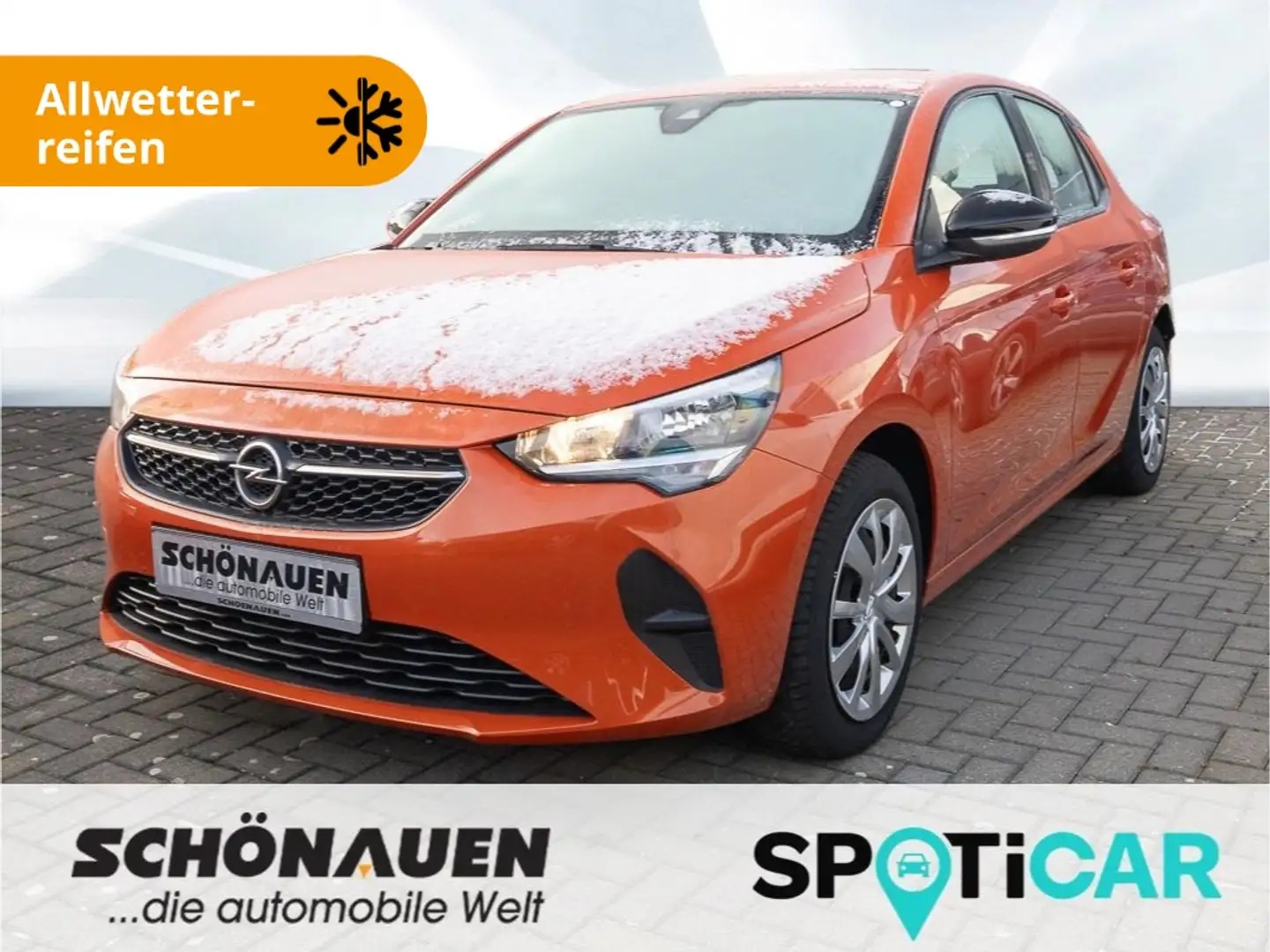 Opel Corsa-e ELEKTRO + OBC7,4kW+CARPLAY+BC+VZK+ALLW++ Orange - 1