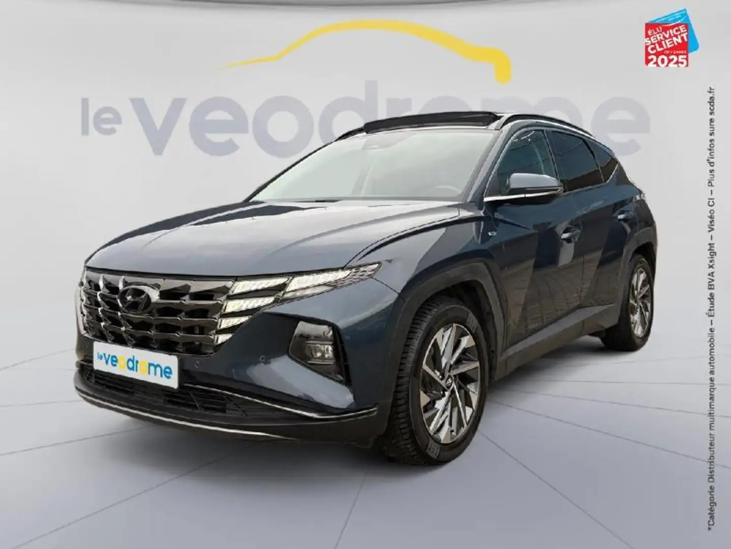 Hyundai TUCSON 1.6 CRDI 136ch Hybrid 48V Creative DCT7 Sieges chauf GPS Camera Blu/Azzurro - 1