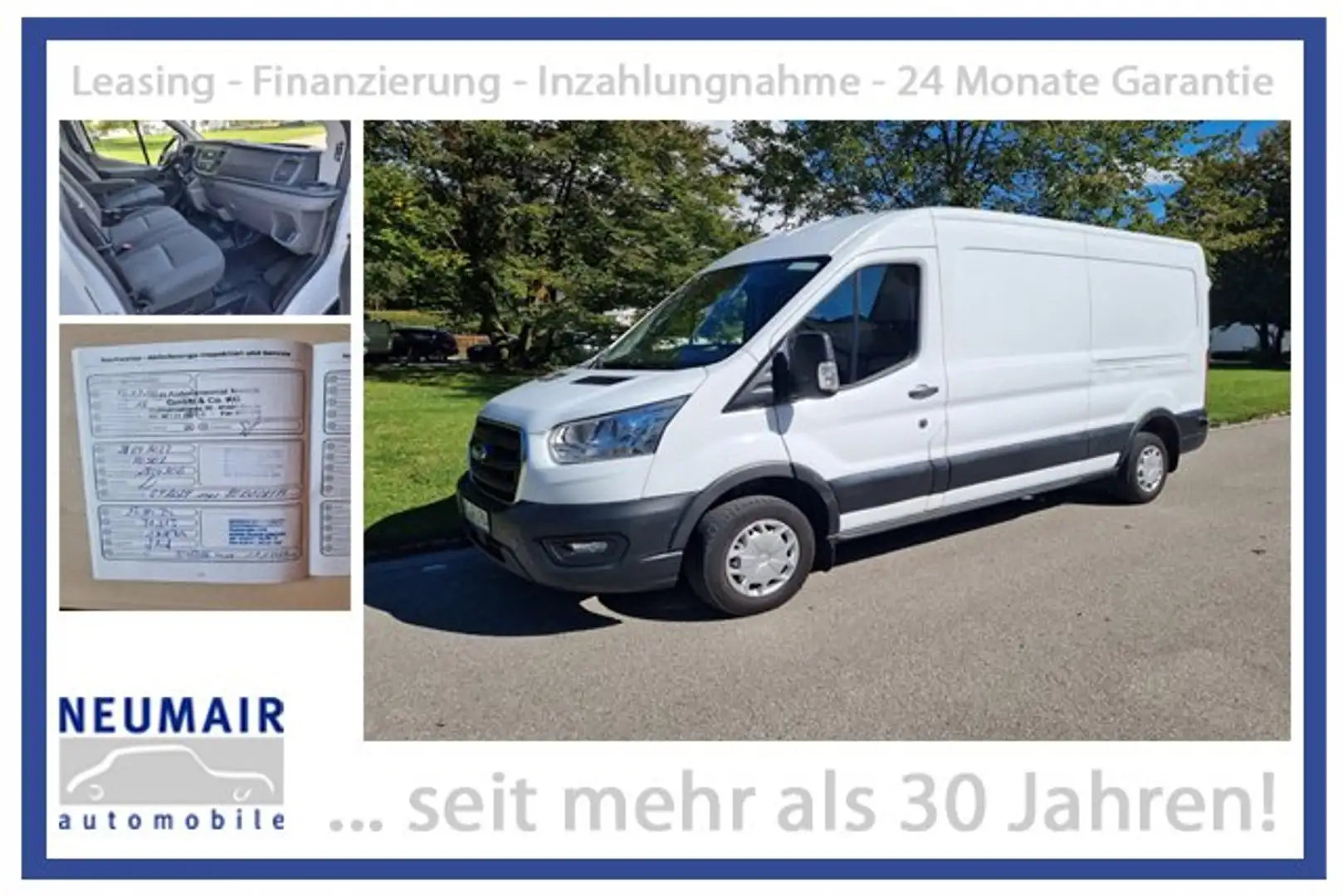 Ford Transit L3H2 Trend 130PS * Klima / Modell 2021 * Weiß - 1
