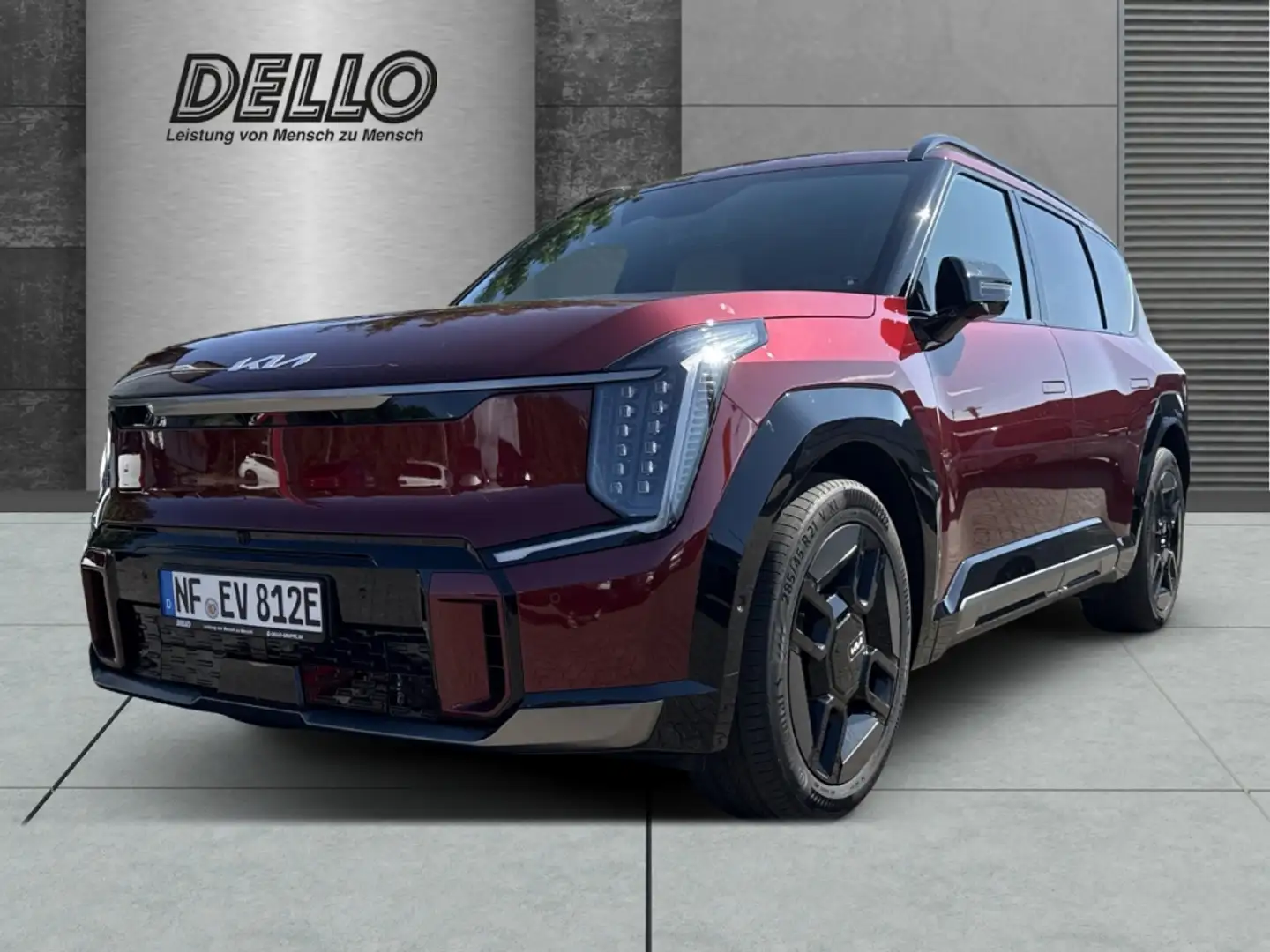 Kia EV9 GT-Line Allrad 99kWh Relaxation-Sitz-Paket HUD Niv Rot - 1
