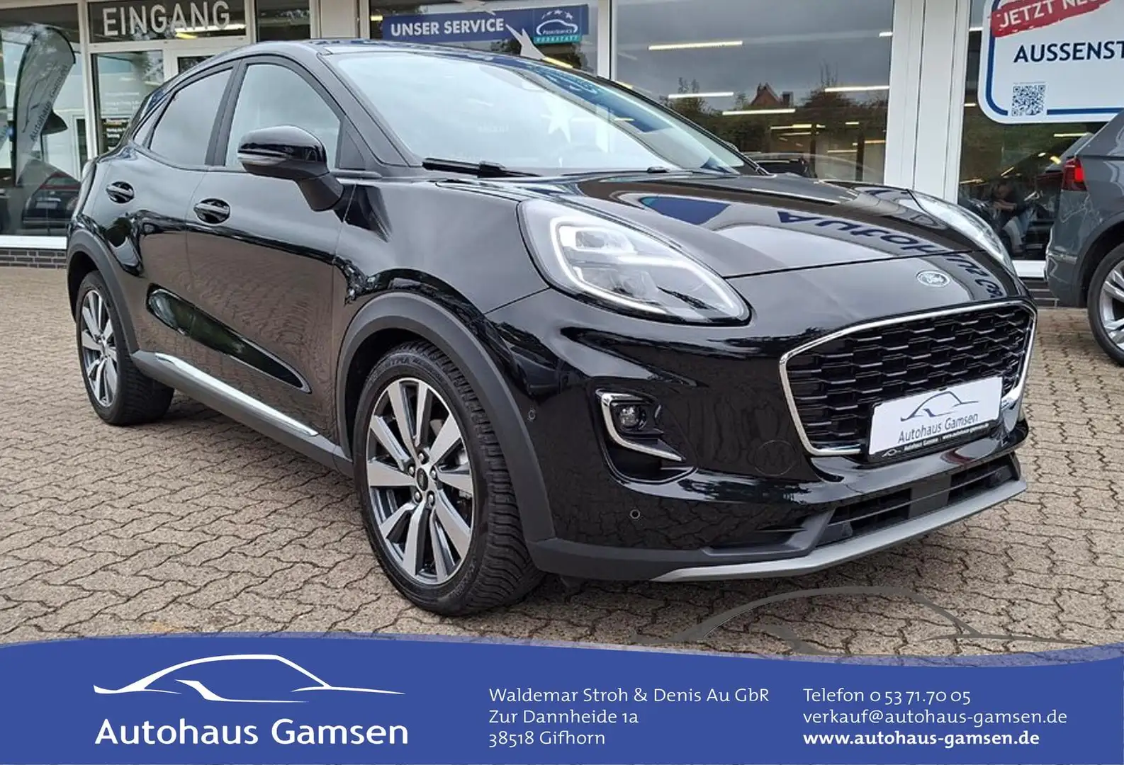 Ford Puma 1.0 EcoBoost Titanium X Schwarz - 1