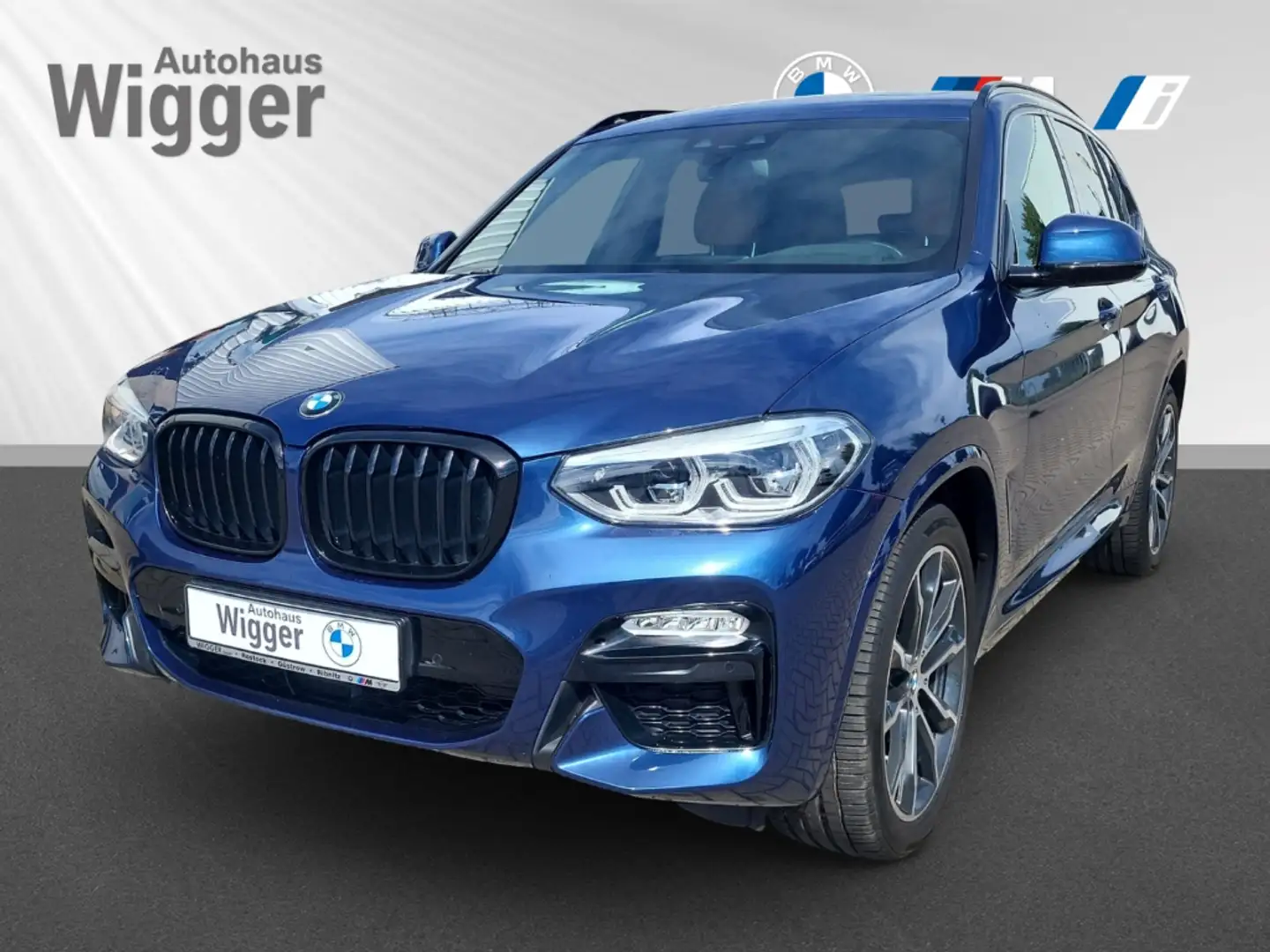 BMW X3 i/HUD/AHK/Panoramadach/Navigation/Leder Blau - 1