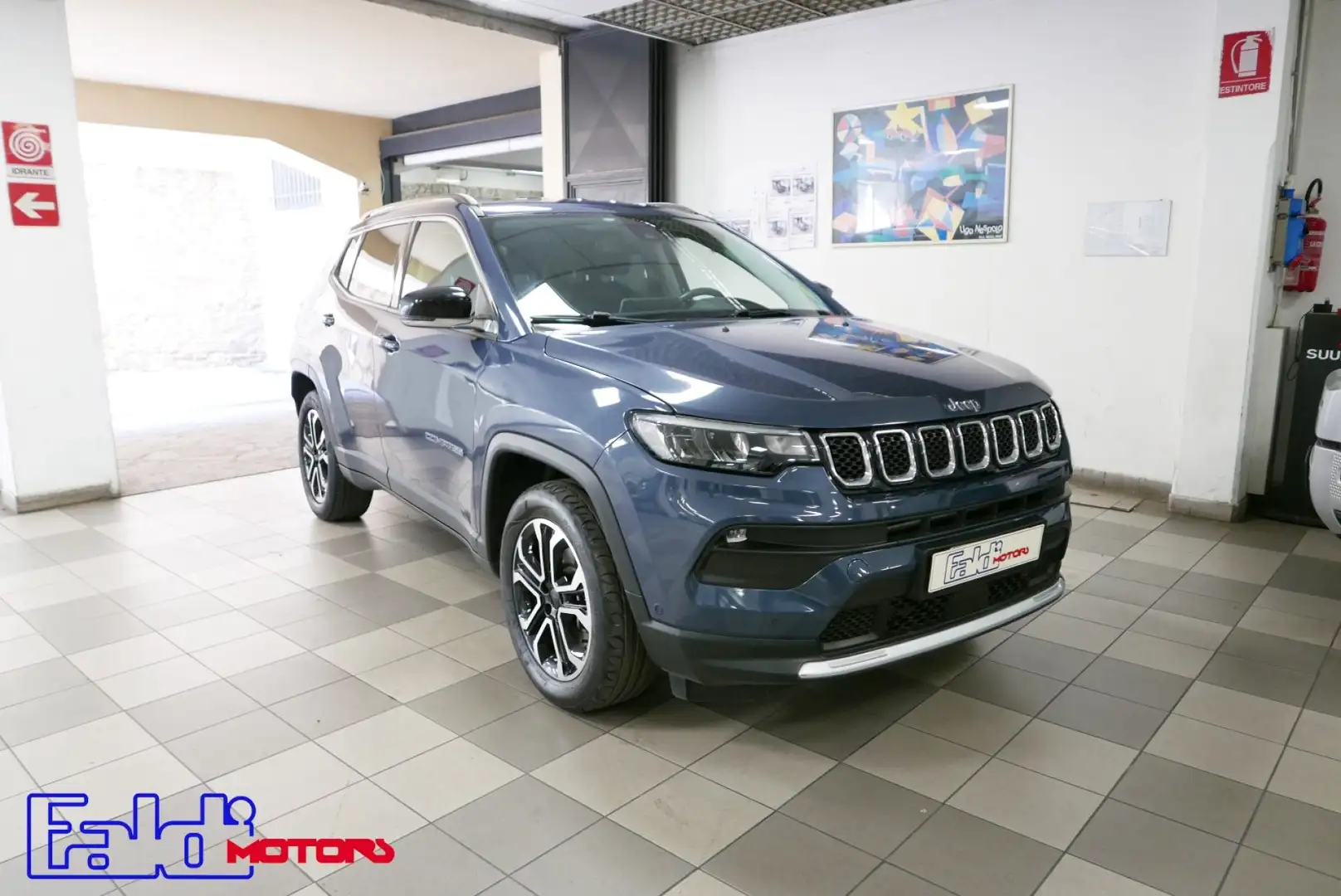 Jeep Compass 1.3 Turbo T4 190 CV PHEV AT6 4xe Limited Blau - 1
