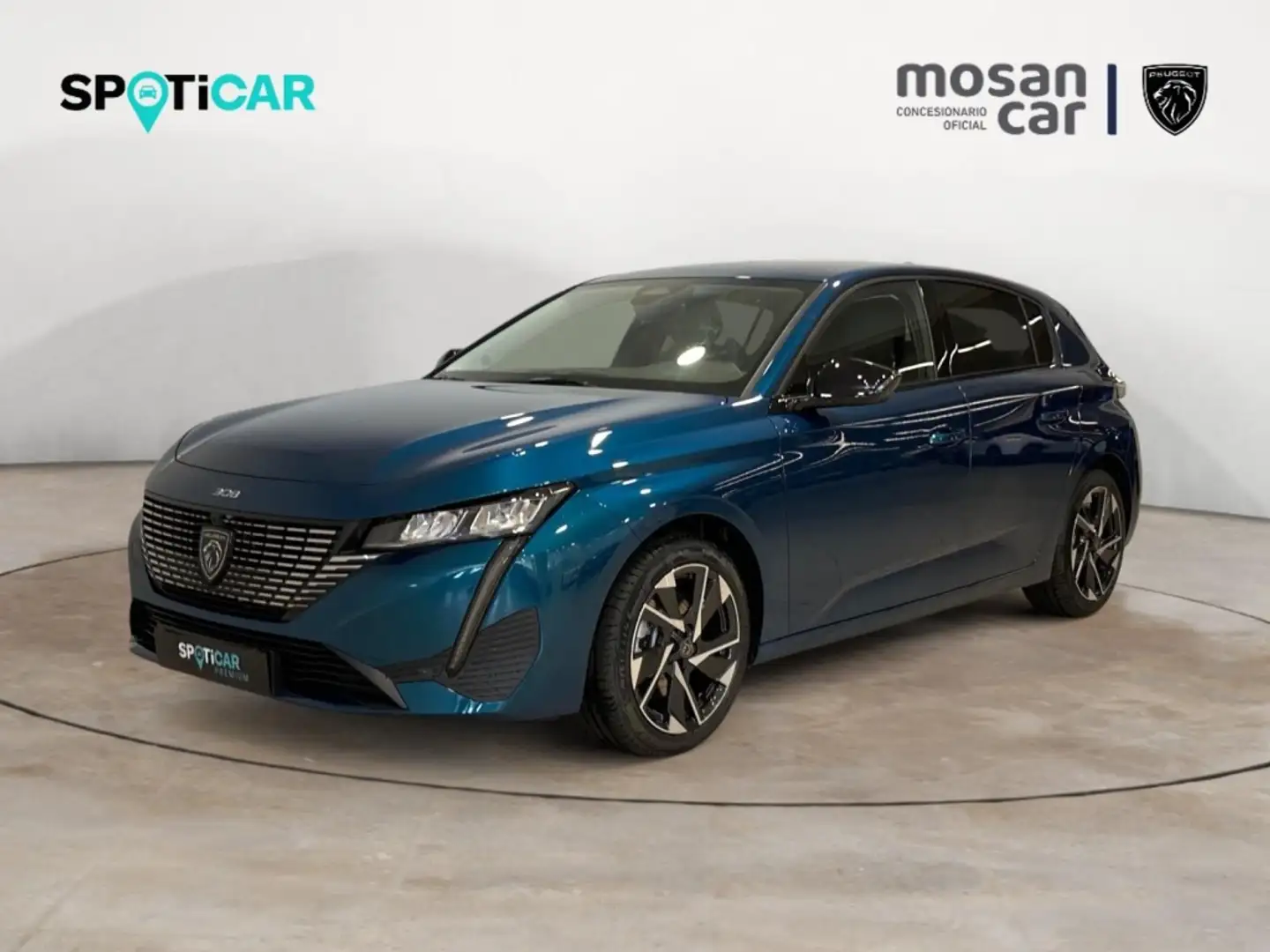 Peugeot 308 1.5 BLUEHDI 130 EAT8 ALLURE GPS LL17 RADAR AR+CAM Azul - 1