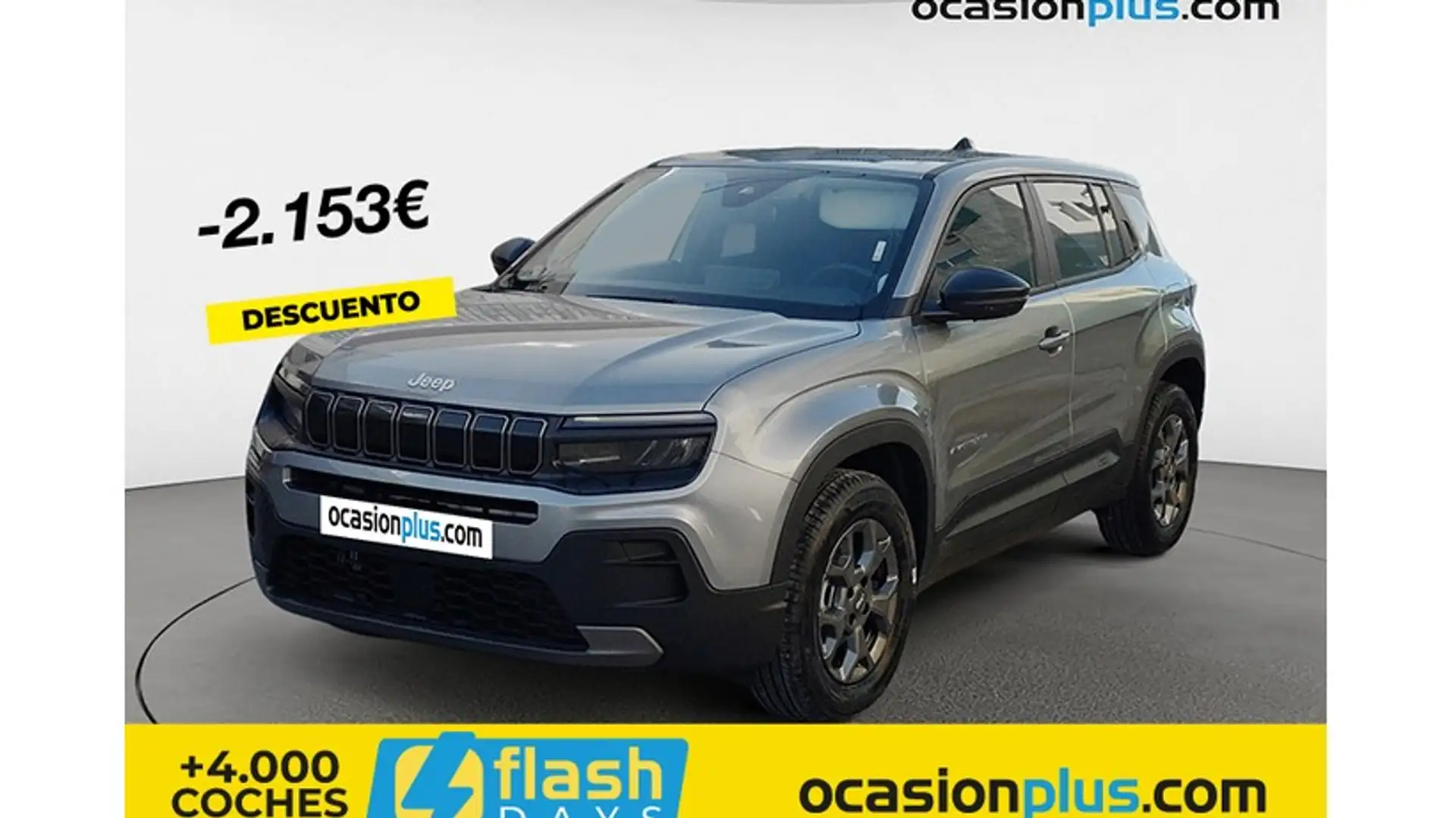 Jeep Avenger 1.2 Longitude 100 Grijs - 1