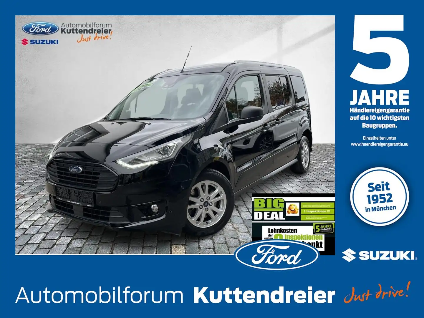 Ford Grand Tourneo Connect Trend 7-Sitze Navi Kamera Schwarz - 1