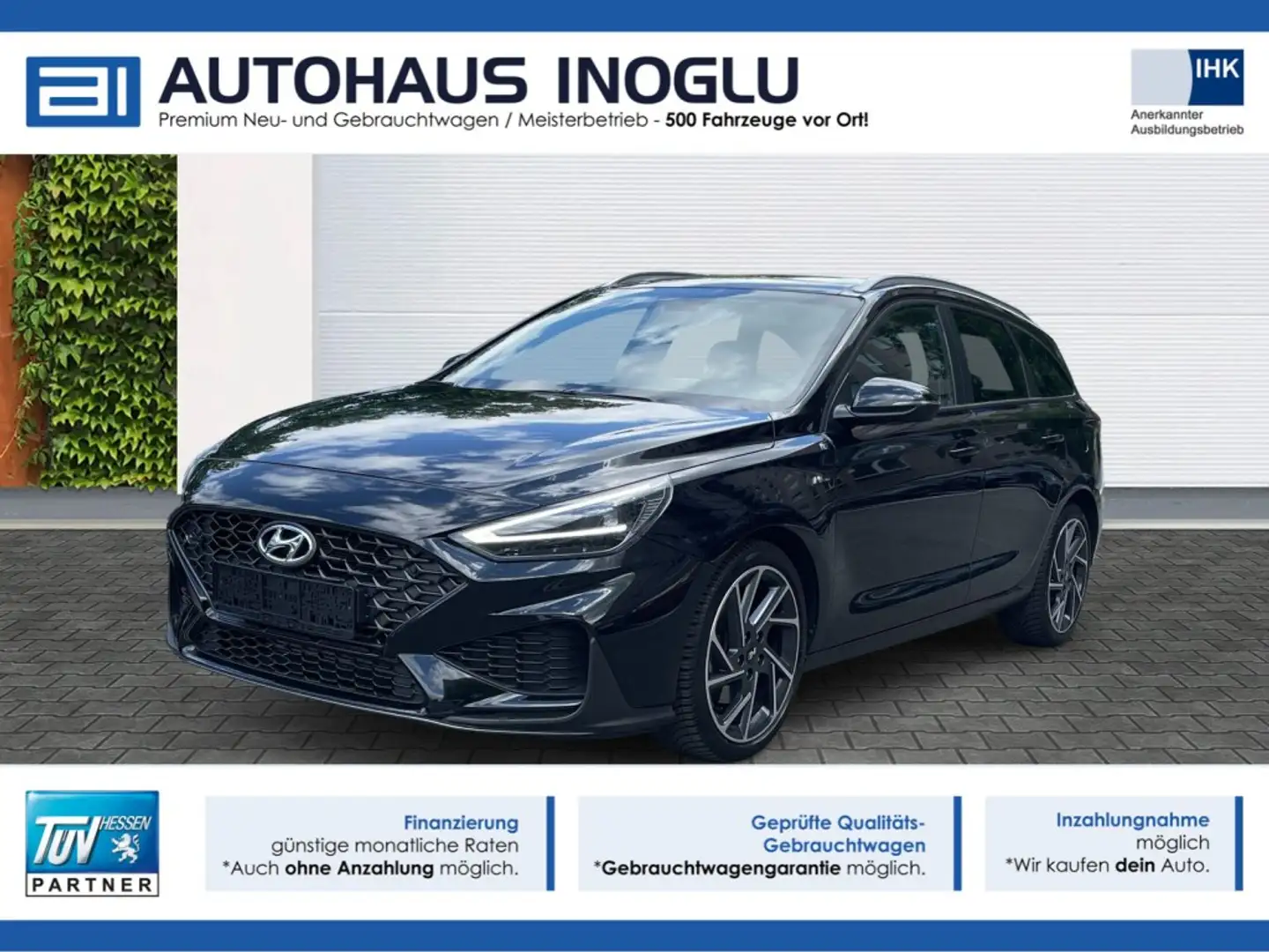 Hyundai i30 1.5 T-GDI*N Line*Sport*Pano*Navi*Kam*LED*Shz Noir - 1