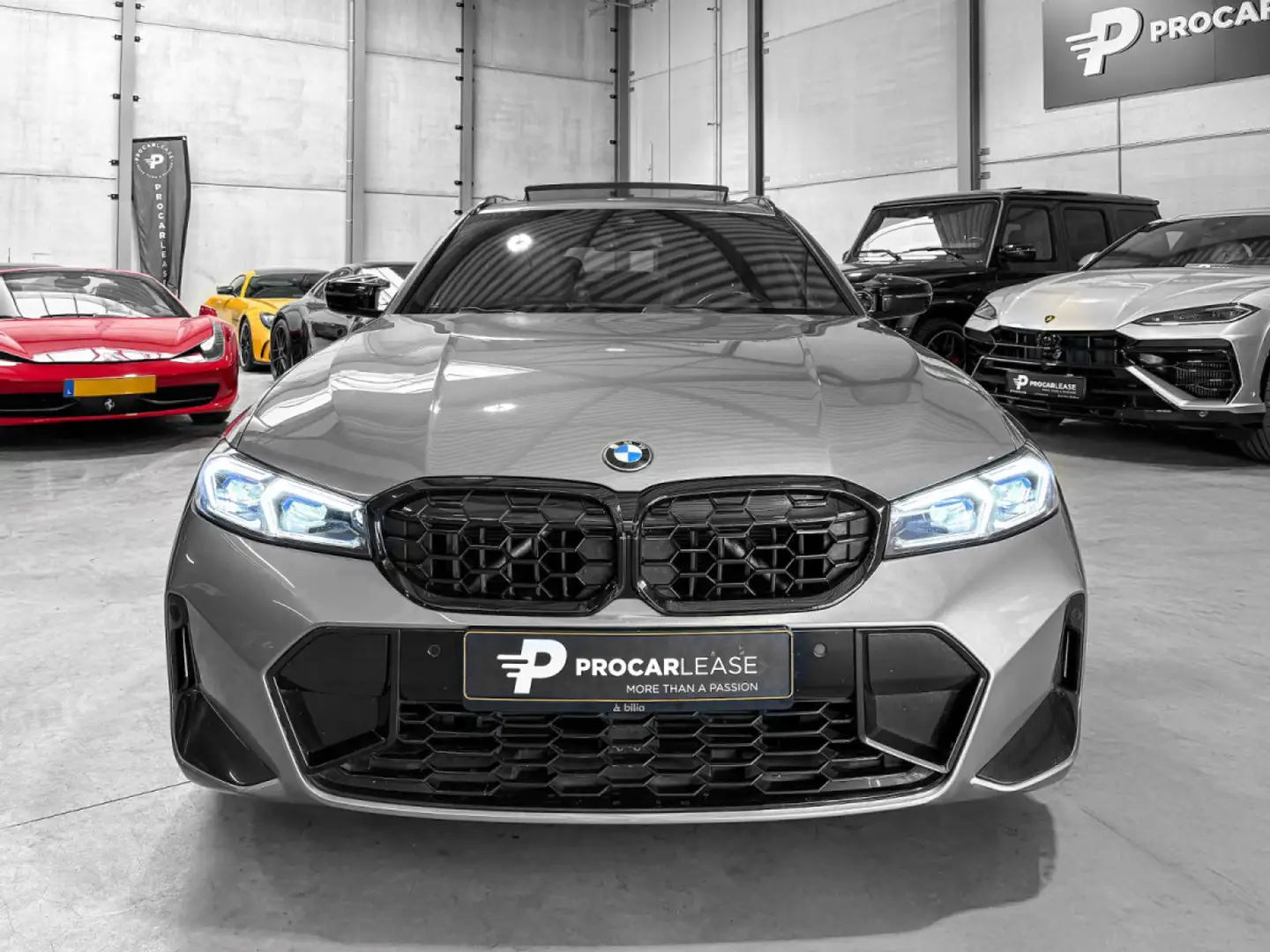 BMW 340 Touring M340 d xDrive/Pano/HUD/Camera/19/ACC/VOLL Gris - 2