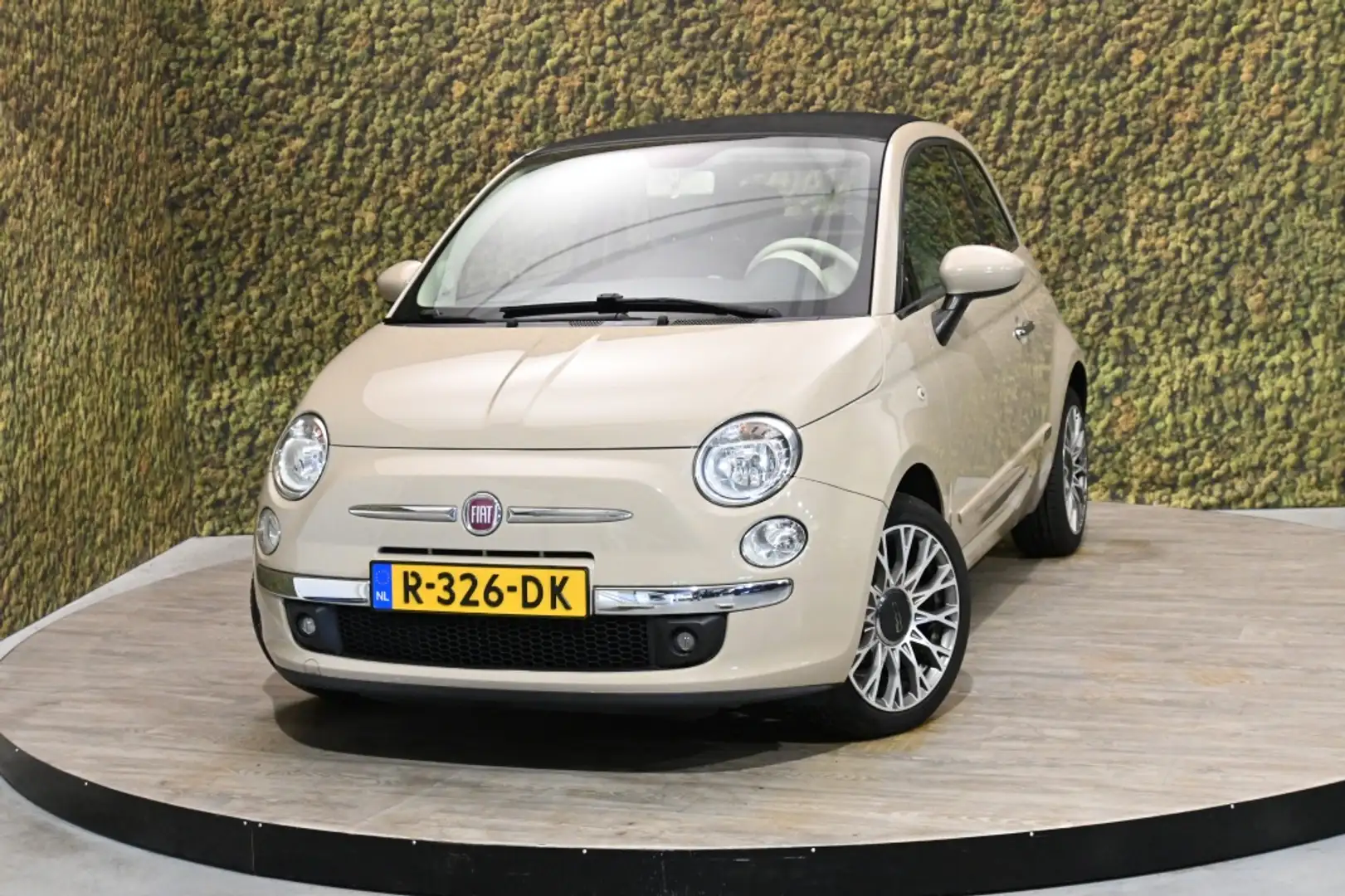 Fiat 500C 1.2 Lounge | Cabrio | Cappuccino Braun - 1