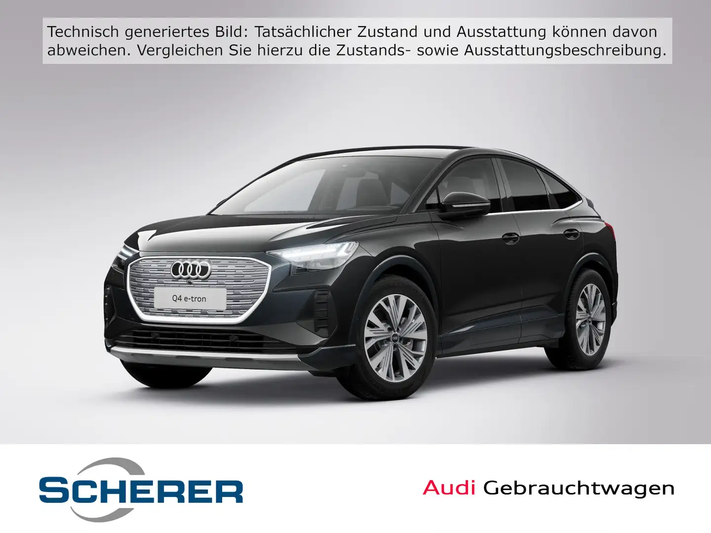 Audi Q4 e-tron Q4 50 e-tron Sportback Schwarz - 1
