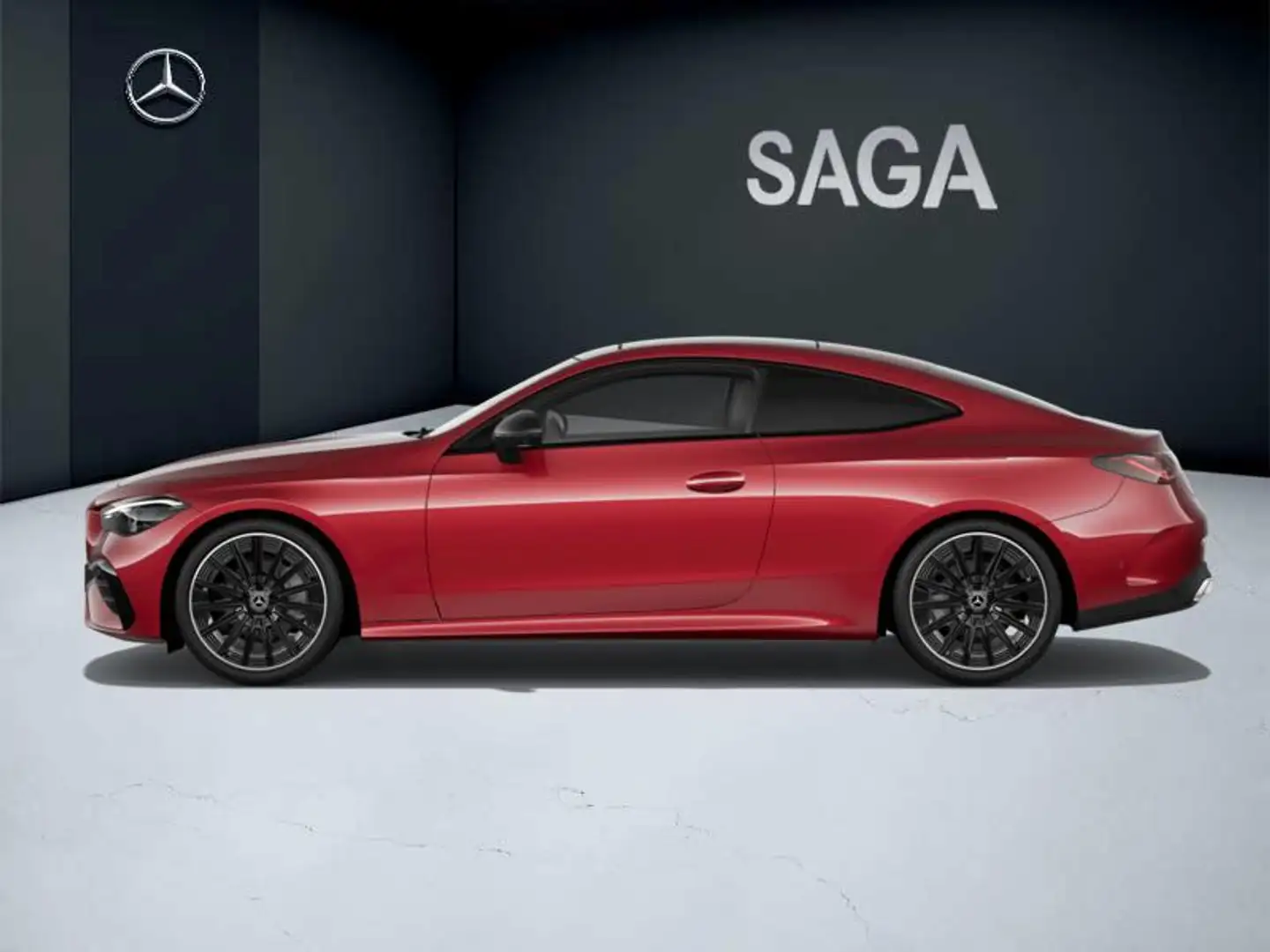 Mercedes-Benz Coupé 220 d AMG Line Rouge - 2