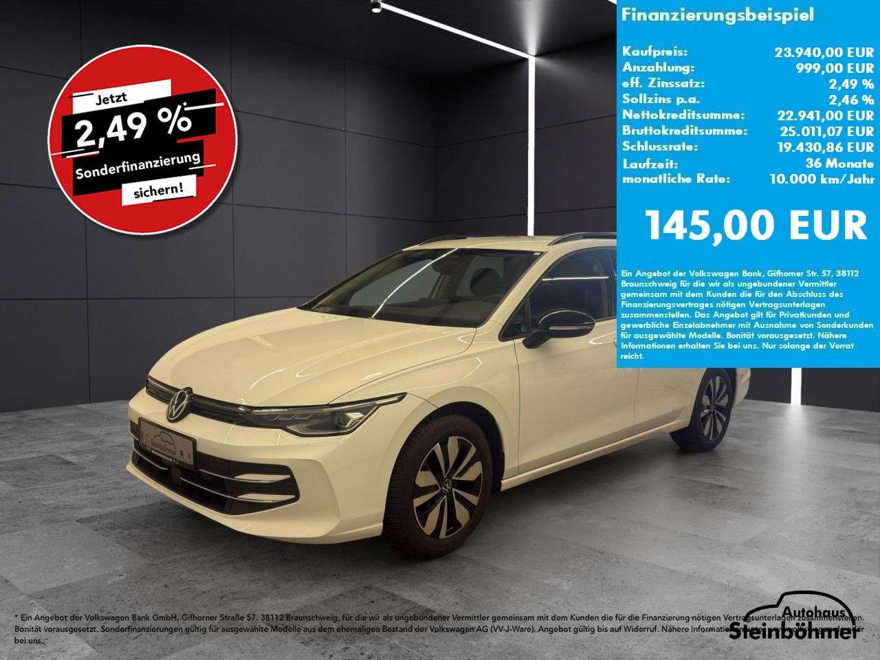 Volkswagen Golf Variant 2025 — GOAL 1.5TSI LEDPlus NAV AHK RearView
