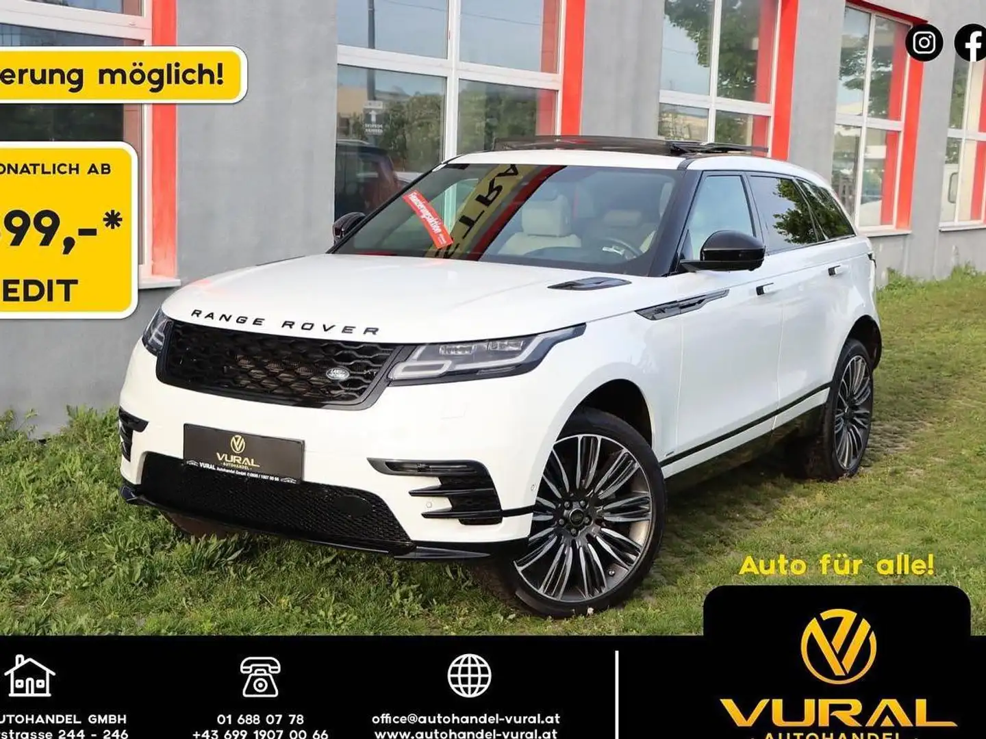 Land Rover Range Rover Velar R-Dynamic SE Blanc - 1