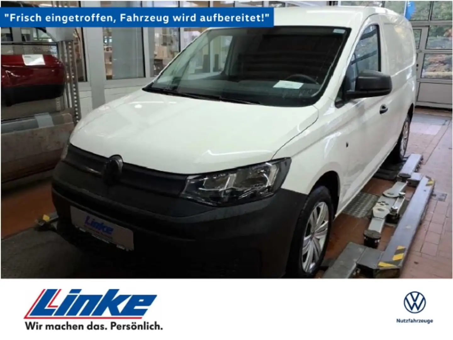 Volkswagen Caddy Cargo 2.0 TDI AHK/Kamera/Sitzheizung DAB+ Weiß - 1