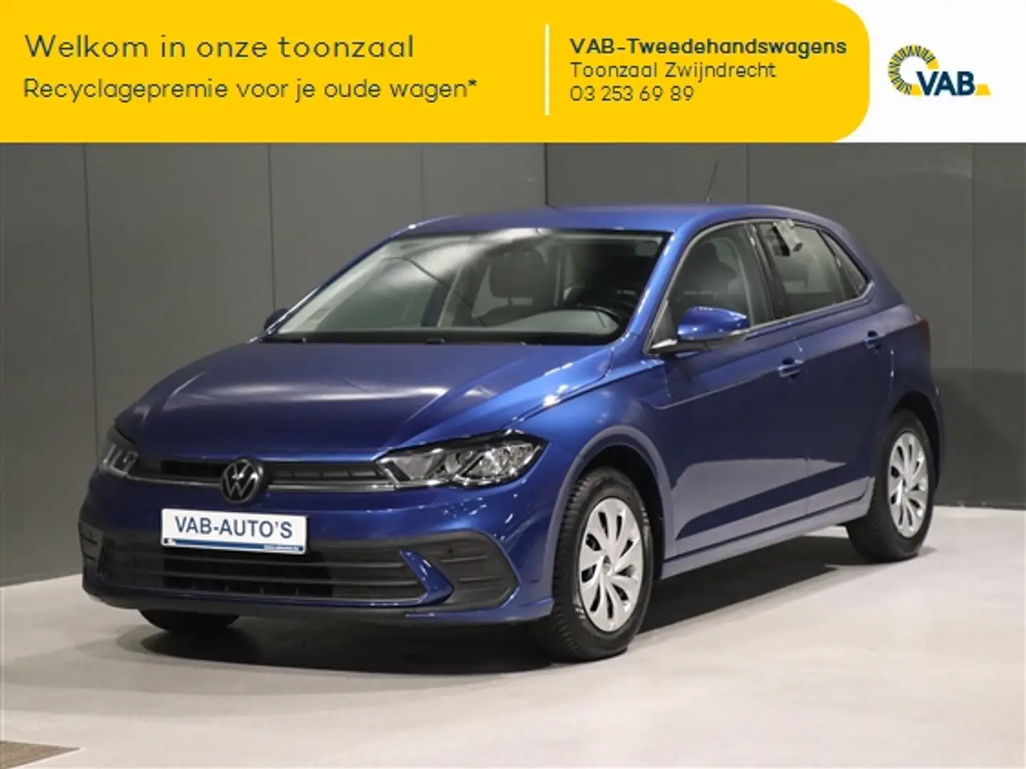 Volkswagen Polo LIFE 1.0 TSI CARPLAY LED Blauw - 1